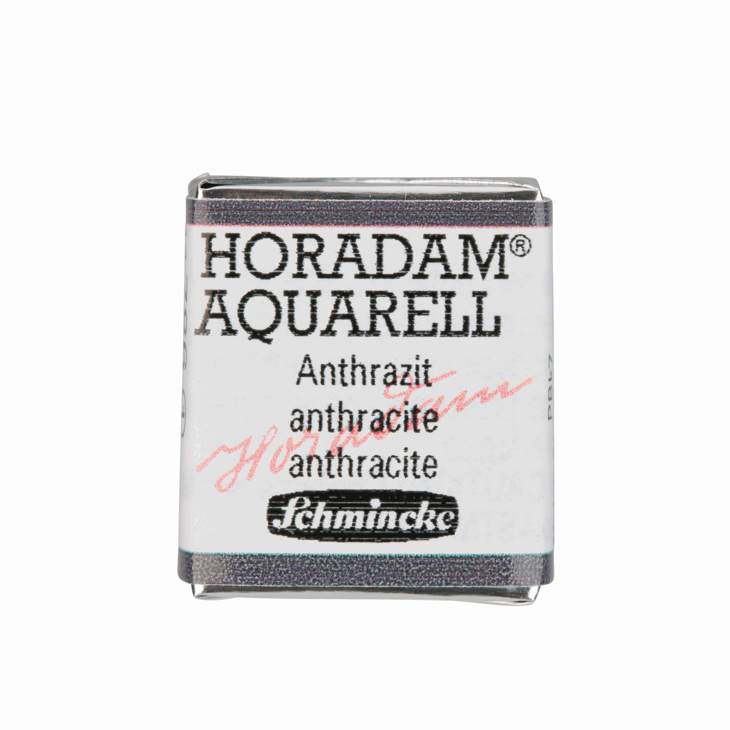 Schmincke Horadam Aquarell pans 1/2 pan Anthracite