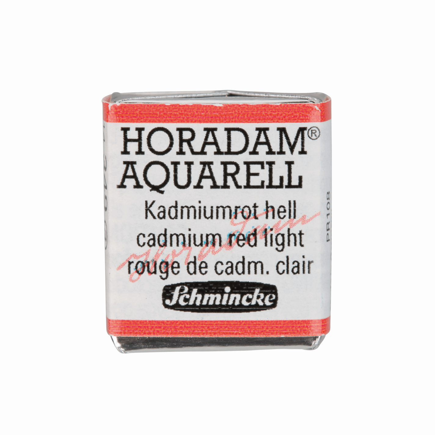 Schmincke Horadam Aquarell pans 1/2 pan Cadmium Red Light