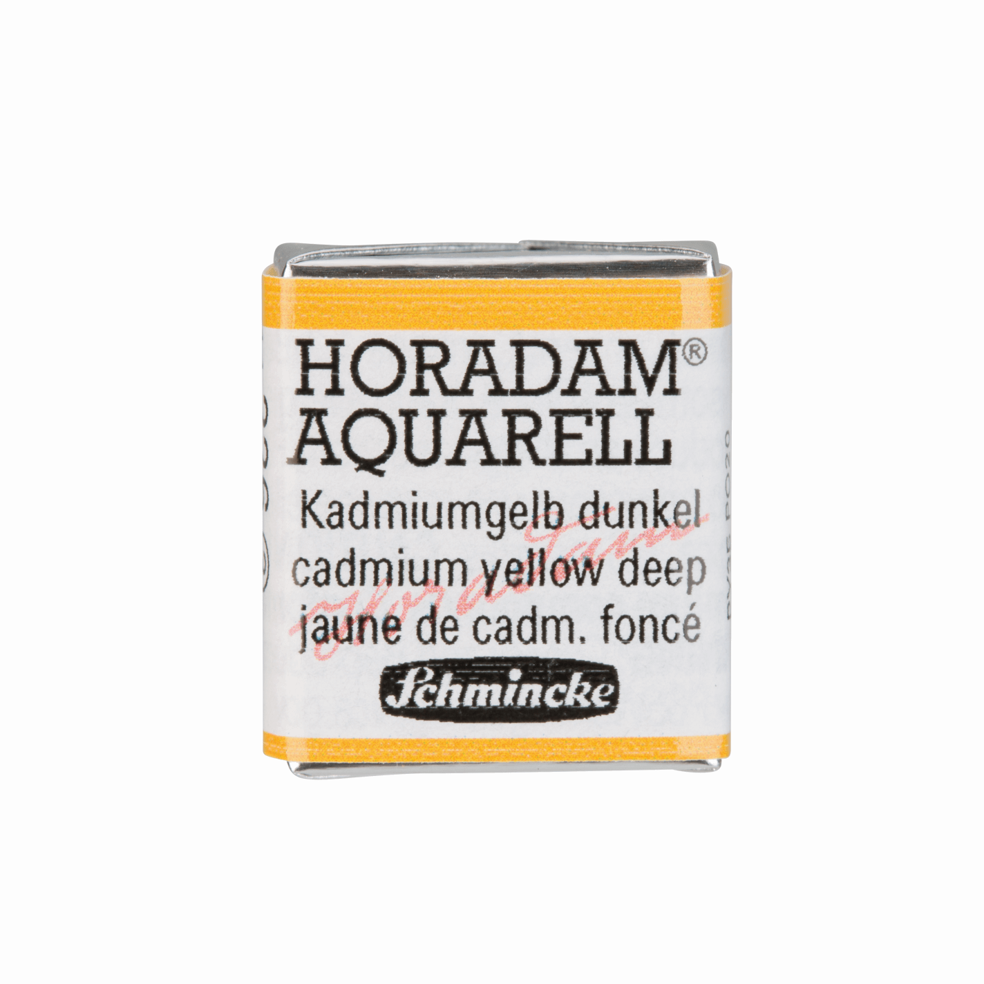 Schmincke Horadam Aquarell pans 1/2 pan Cadmium Yellow Deep