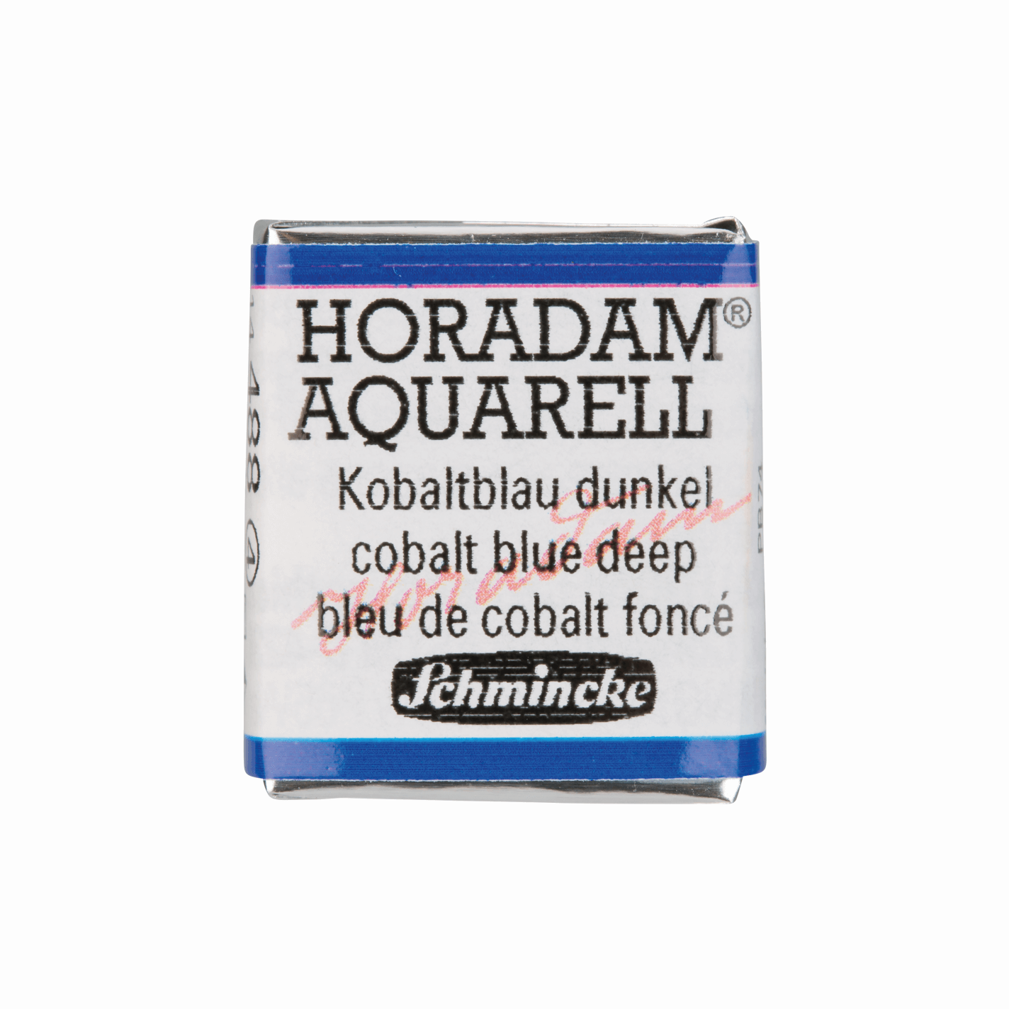 Schmincke Horadam Aquarell pans 1/2 pan Cobalt Blue Deep