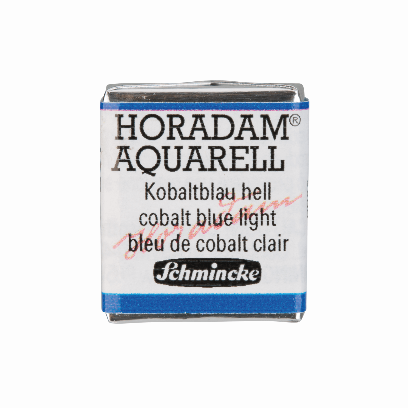 Schmincke Horadam Aquarell pans 1/2 pan Cobalt Blue Light