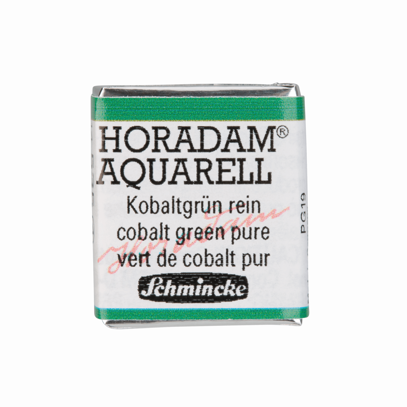 Schmincke Horadam Aquarell pans 1/2 pan Cobalt Green Pure