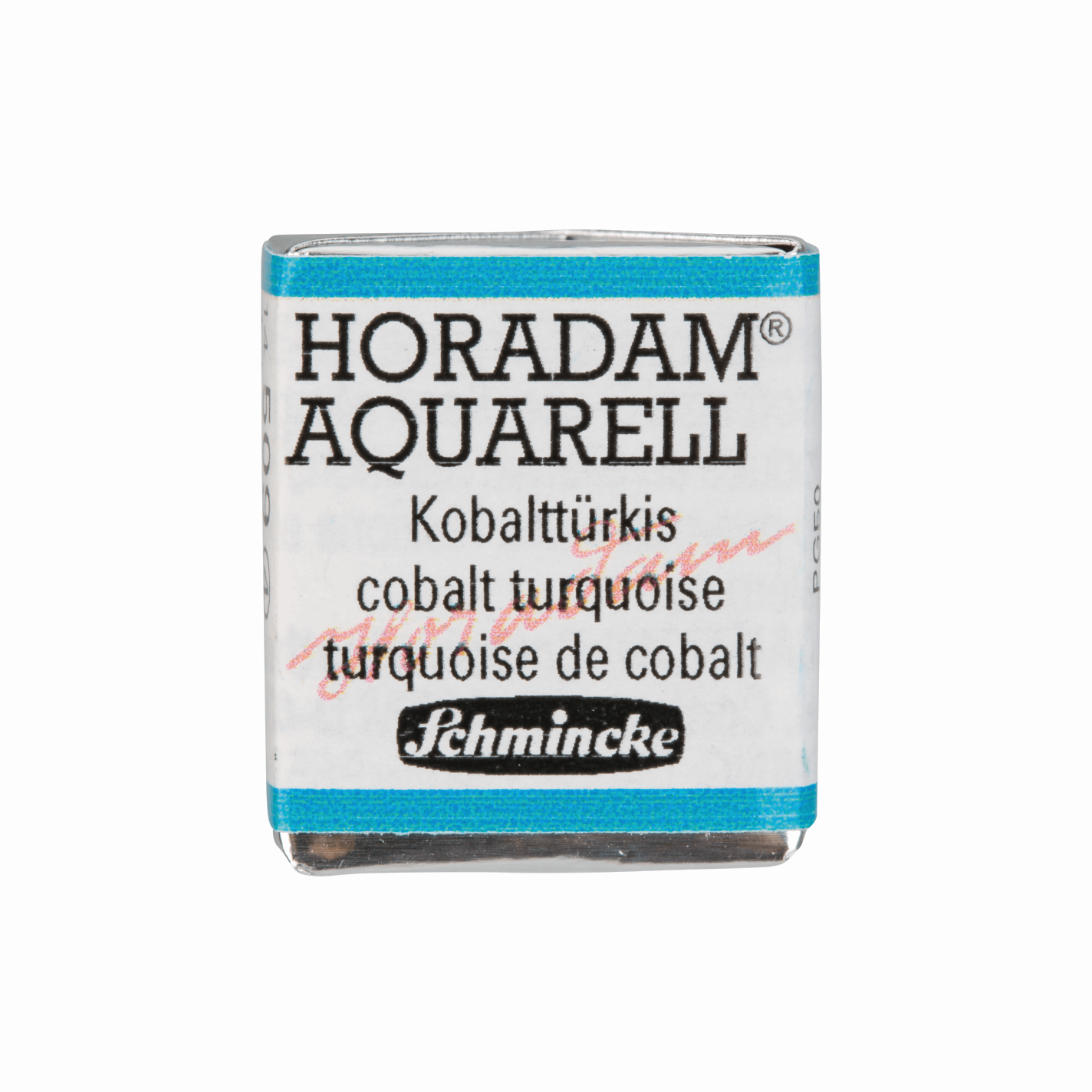 Schmincke Horadam Aquarell pans 1/2 pan Cobalt Turquoise