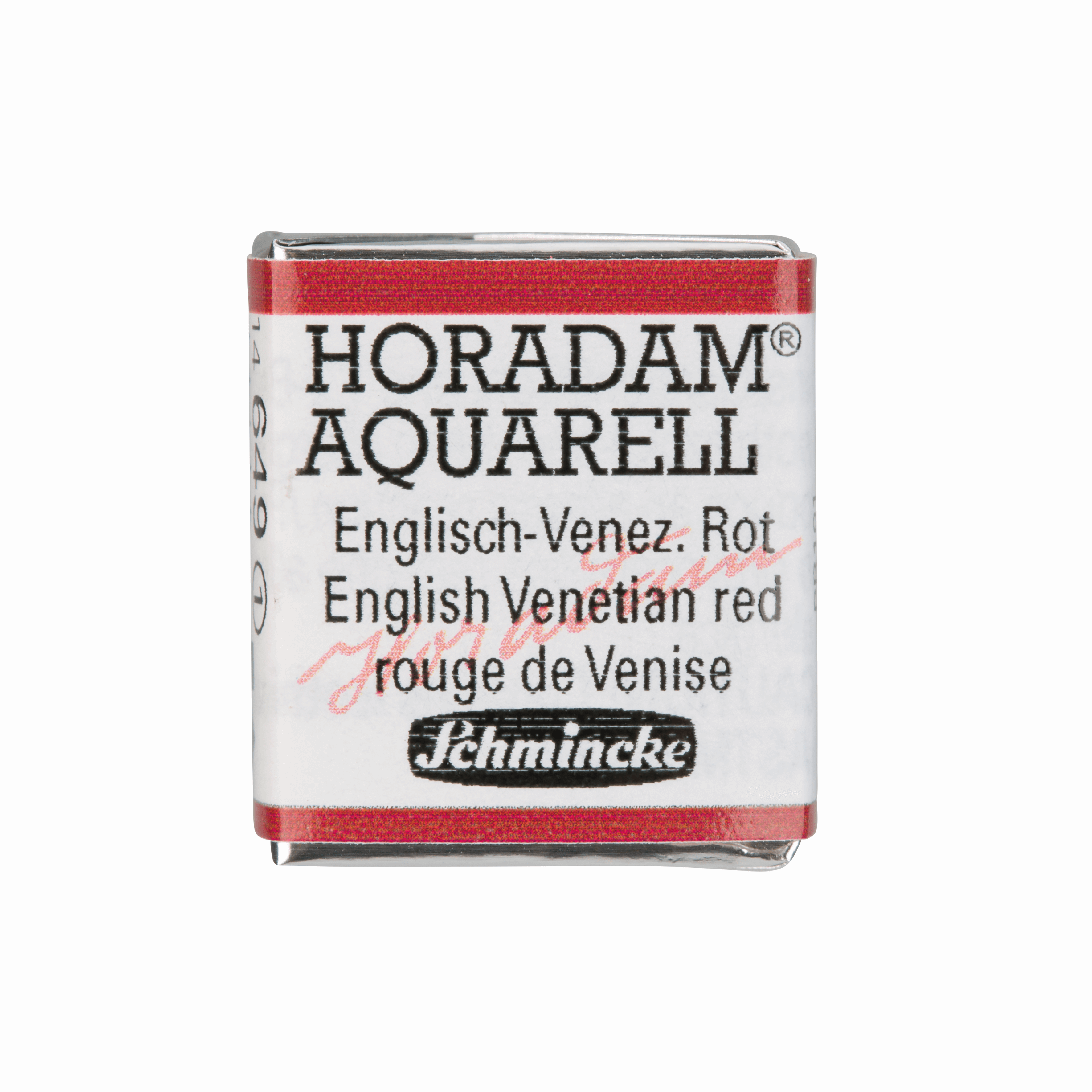 Schmincke Horadam Aquarell pans 1/2 pan English Venetian Red