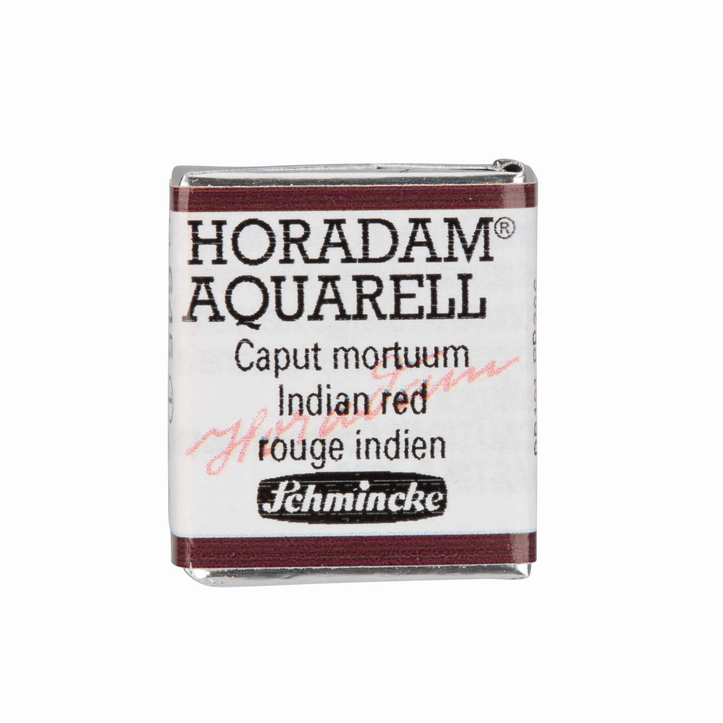 Schmincke Horadam Aquarell pans 1/2 pan Indian Red