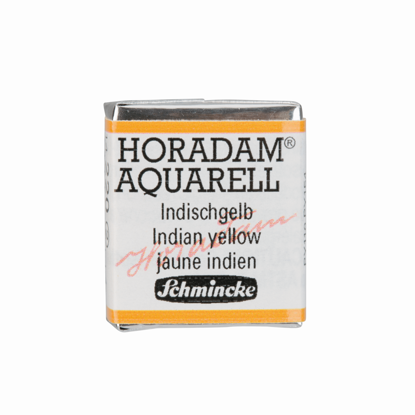 Schmincke Horadam Aquarell pans 1/2 pan Indian Yellow