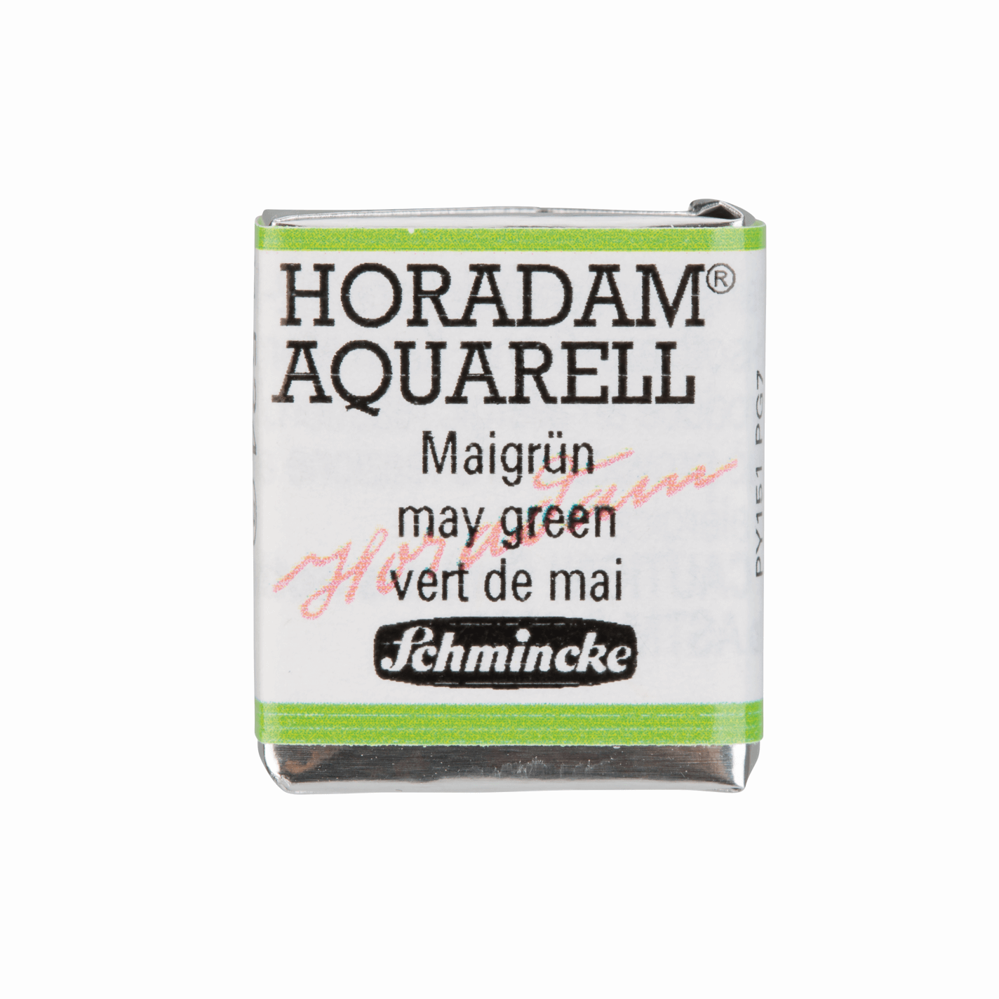 Schmincke Horadam Aquarell pans 1/2 pan May Green