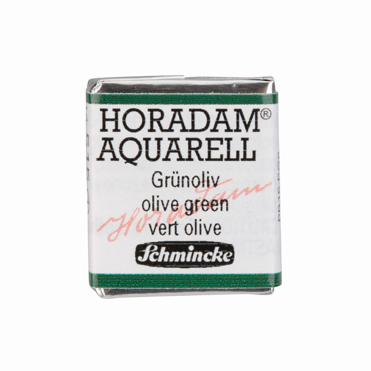 Schmincke Horadam Aquarell pans 1/2 pan Olive Green