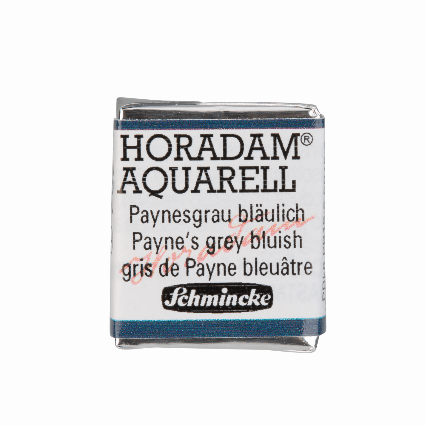 Schmincke Horadam Aquarell pans 1/2 pan Payne‘s Grey Bluish