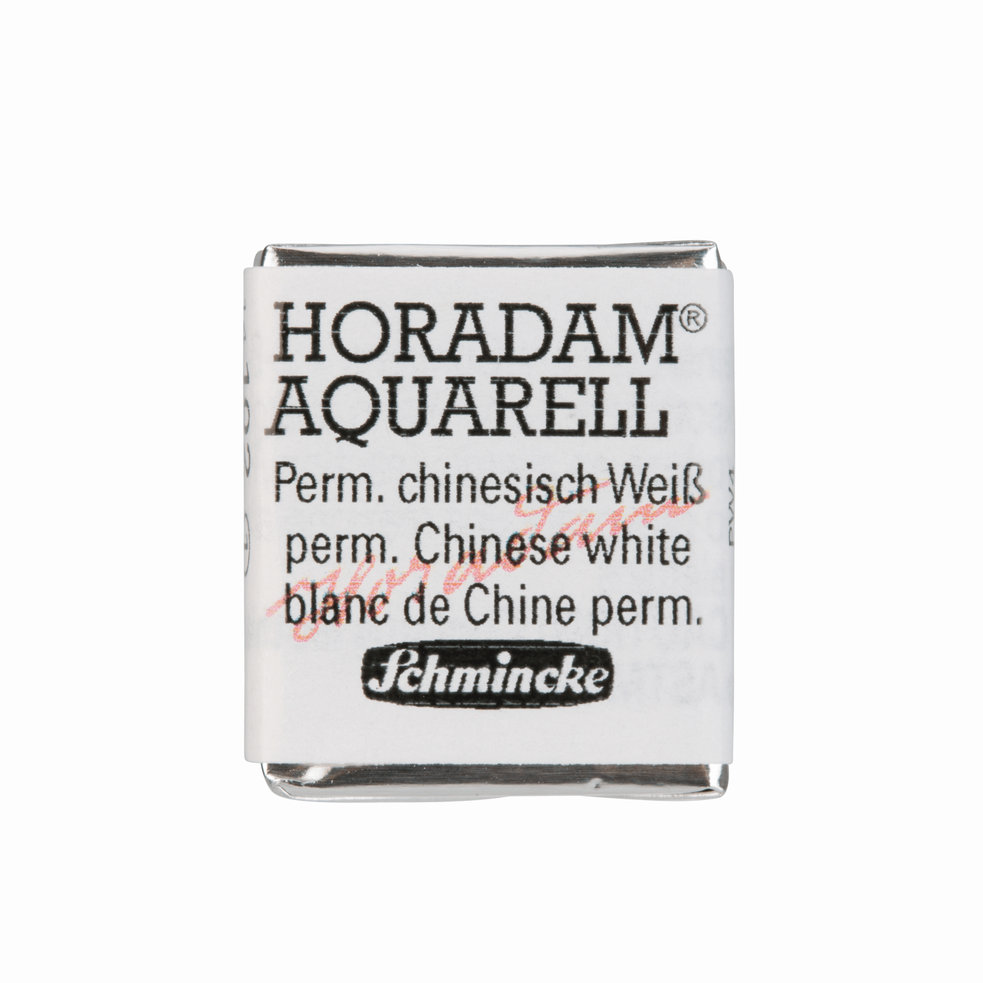 Schmincke Horadam Aquarell pans 1/2 pan permanent Chinese white