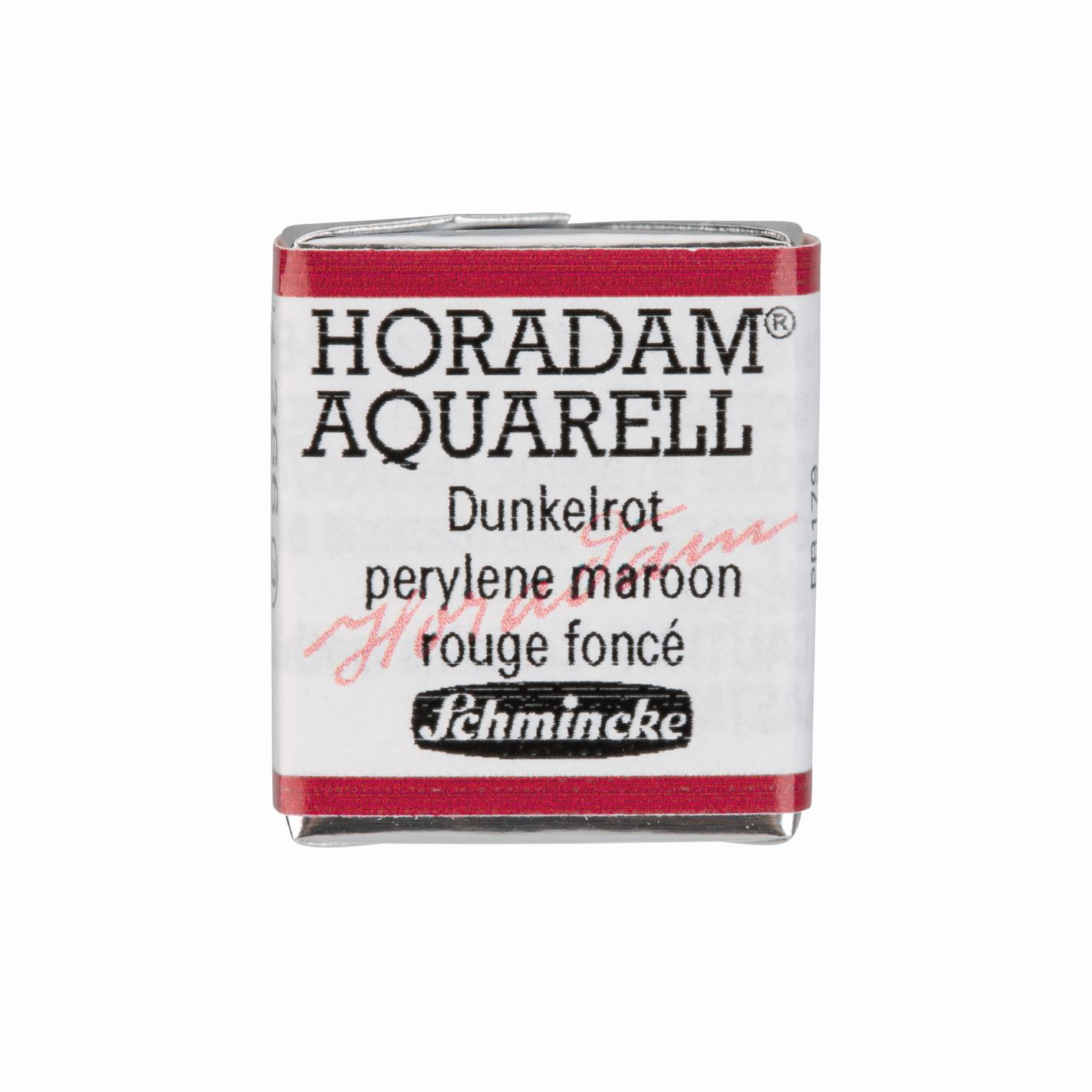 Schmincke Horadam Aquarell pans 1/2 pan Perylene Maroon