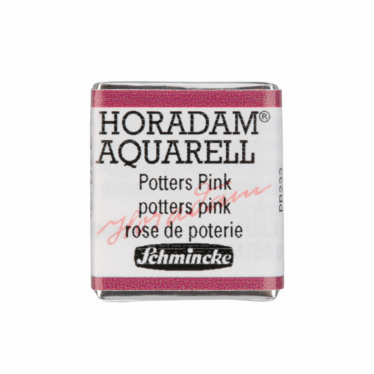 Schmincke Horadam Aquarell pans 1/2 pan Potters Pink