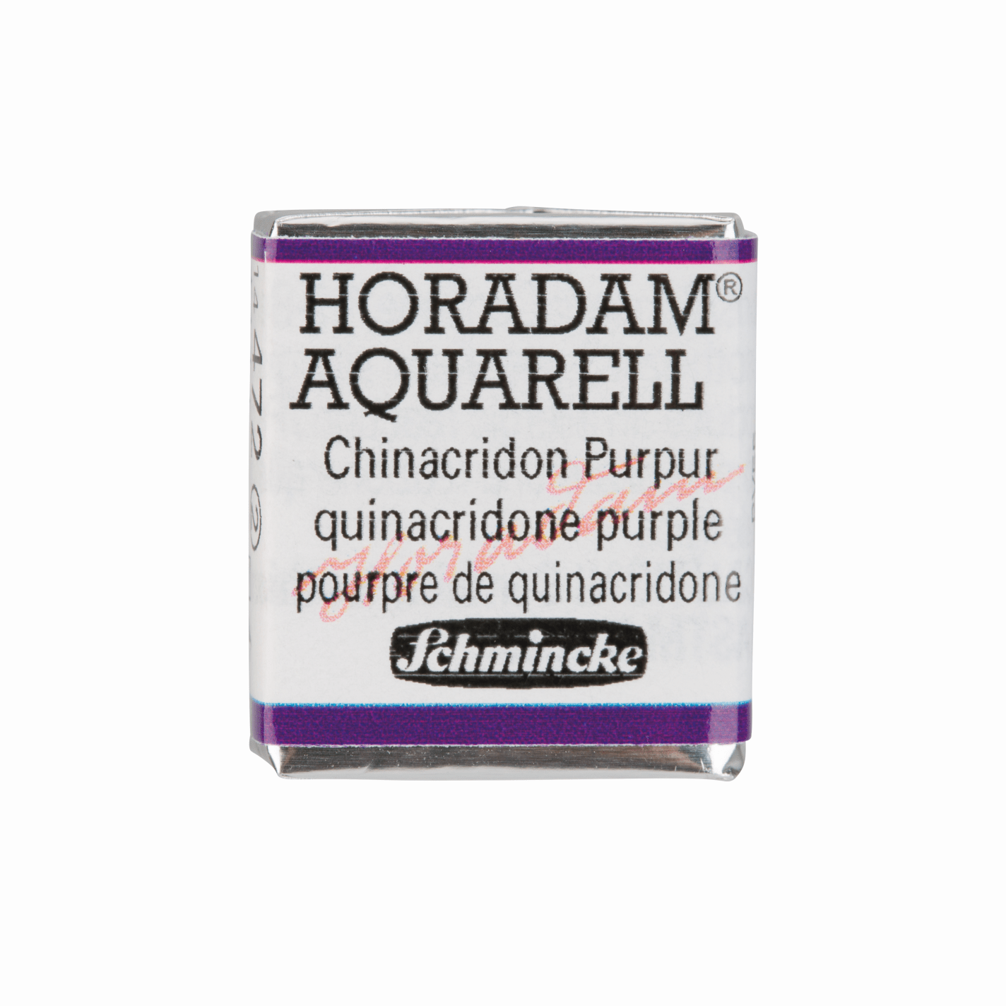 Schmincke Horadam Aquarell pans 1/2 pan Quinacridone Purple