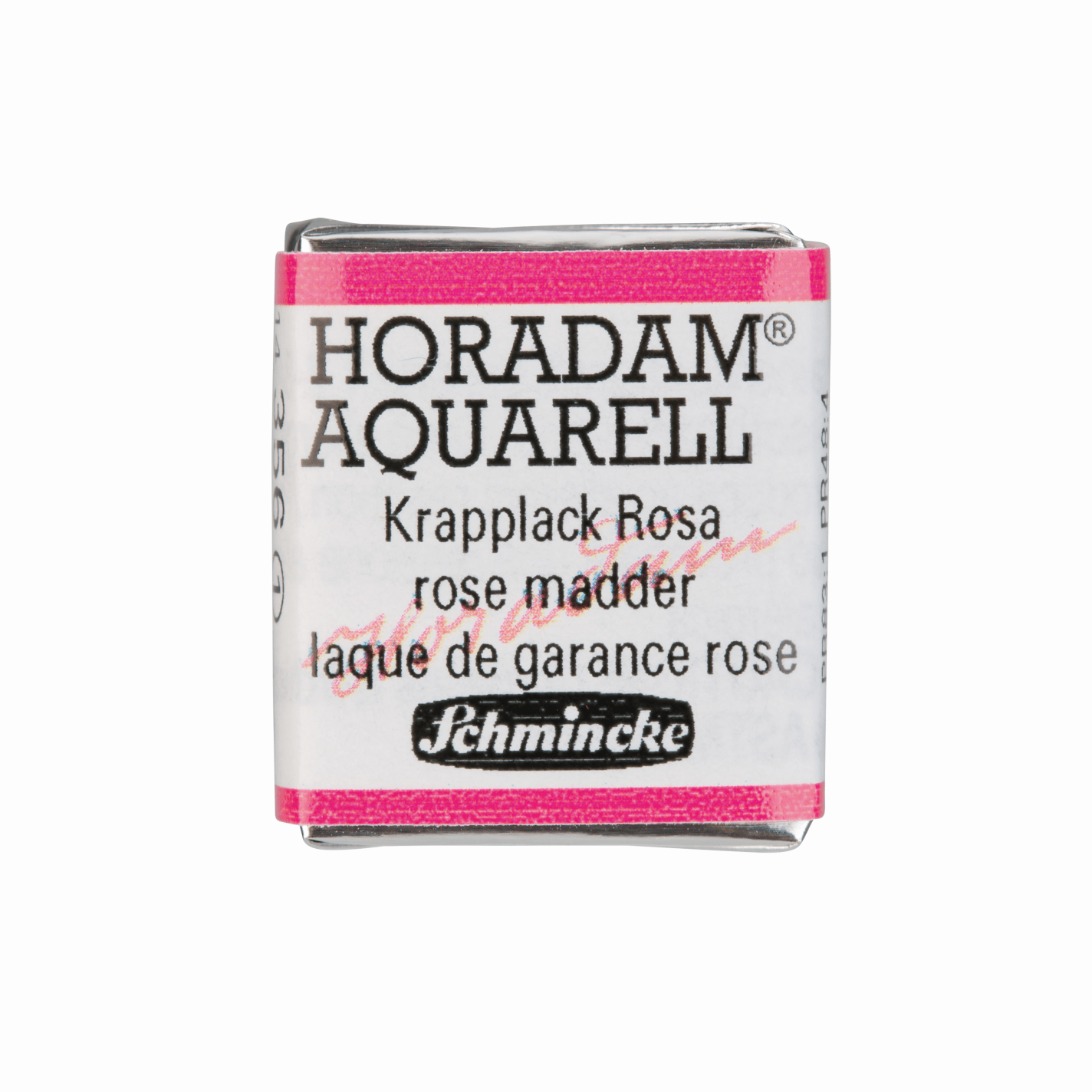 Schmincke Horadam Aquarell pans 1/2 pan Rose Madder