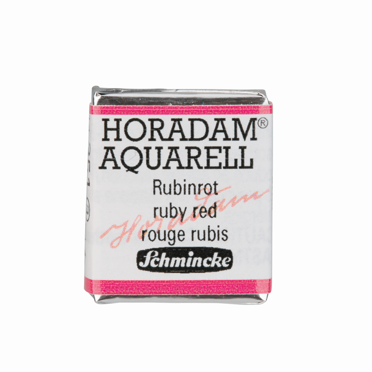 Schmincke Horadam Aquarell pans 1/2 pan Ruby Red