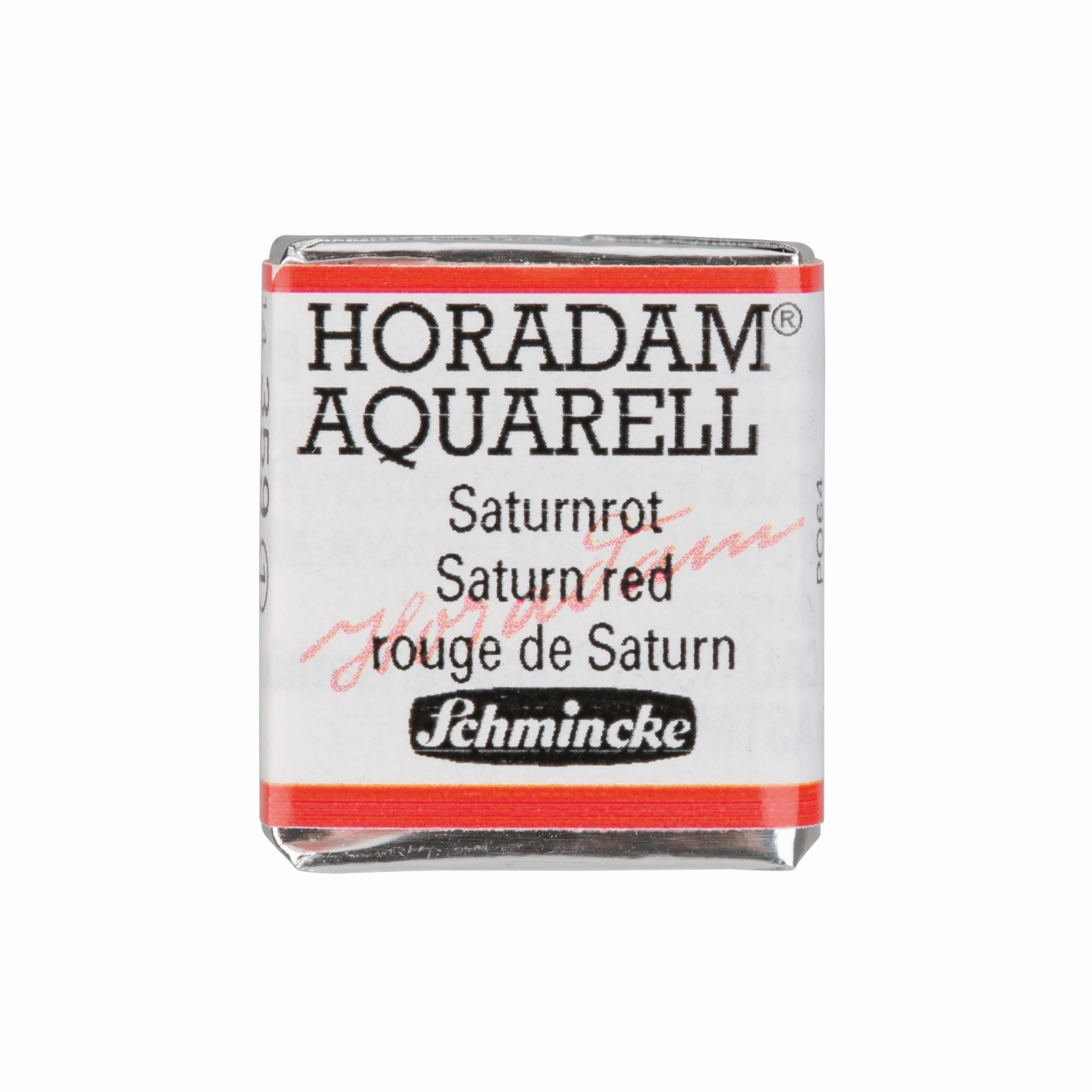 Schmincke Horadam Aquarell pans 1/2 pan Saturn Red