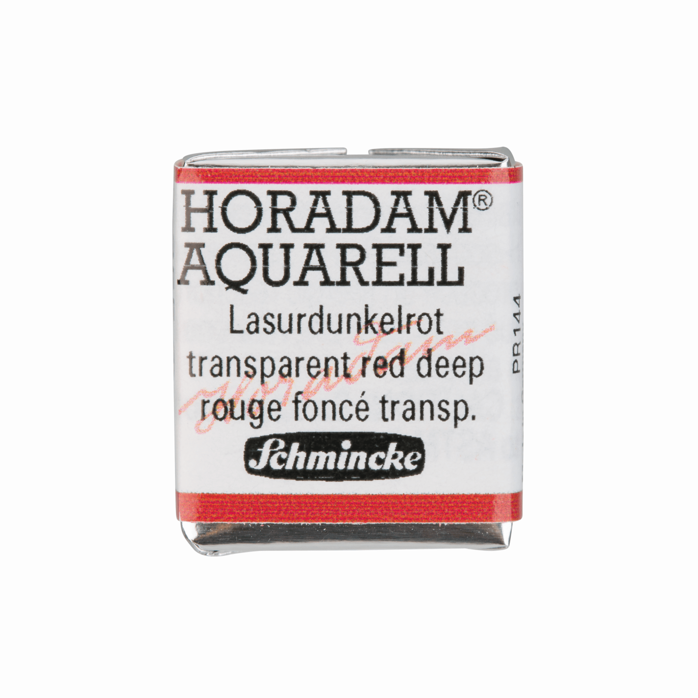 Schmincke Horadam Aquarell pans 1/2 pan Transparent Red Deep