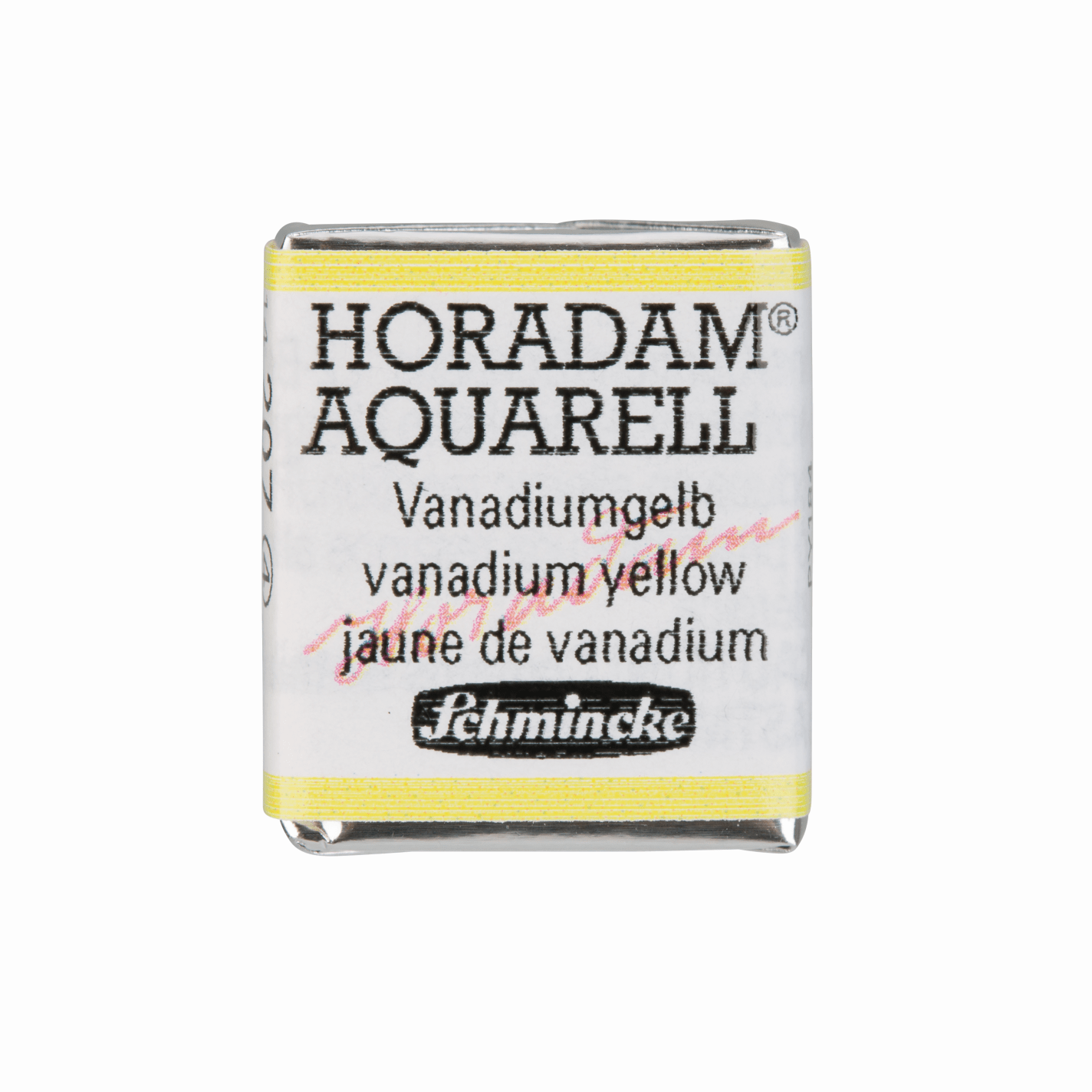 Schmincke Horadam Aquarell pans 1/2 pan Vanadium Yellow