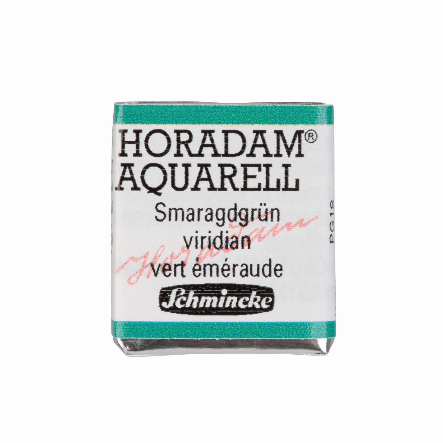 Schmincke Horadam Aquarell pans 1/2 pan Viridian