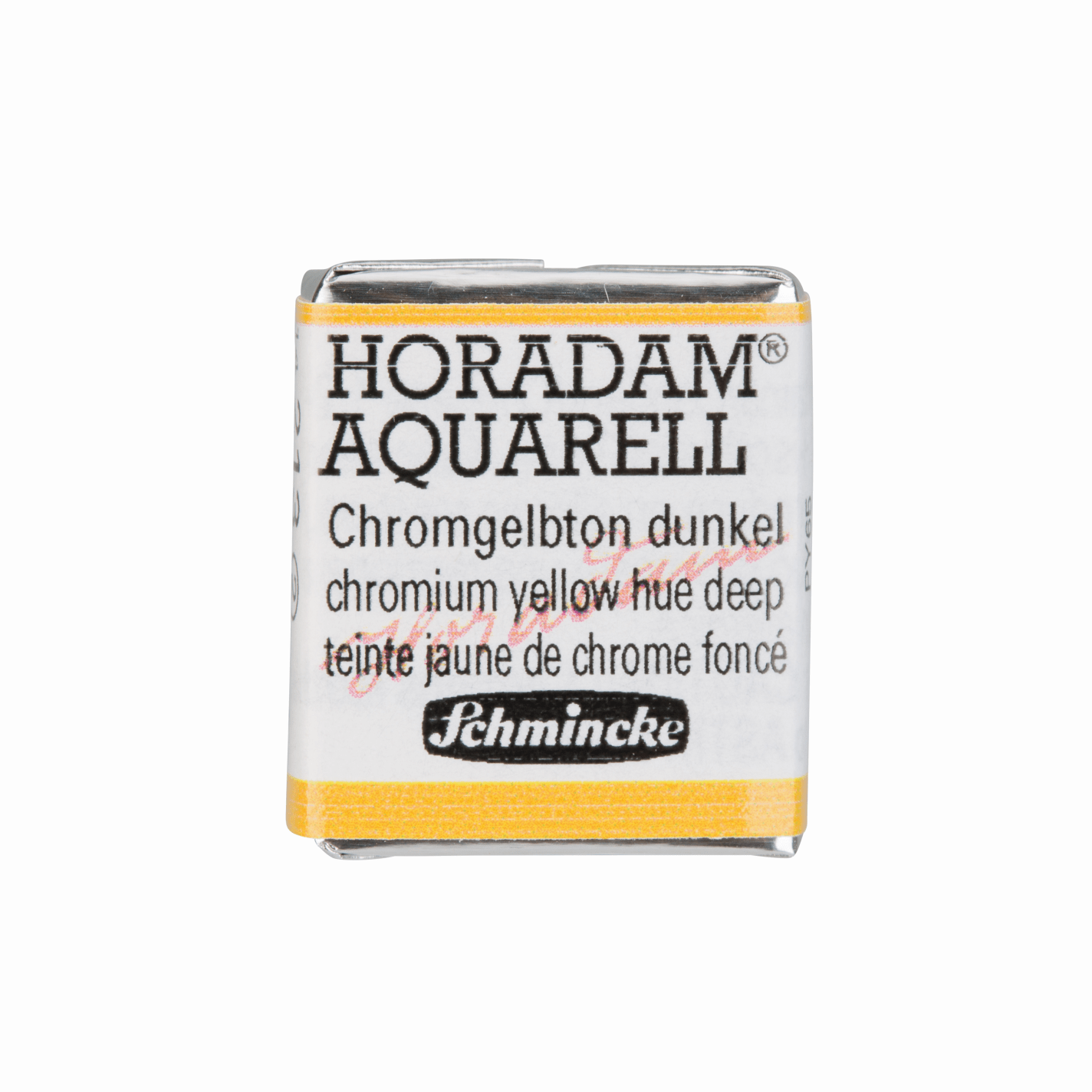 Schmincke Horadam Aquarell pans 1/2 pan Yellow Hue Deep