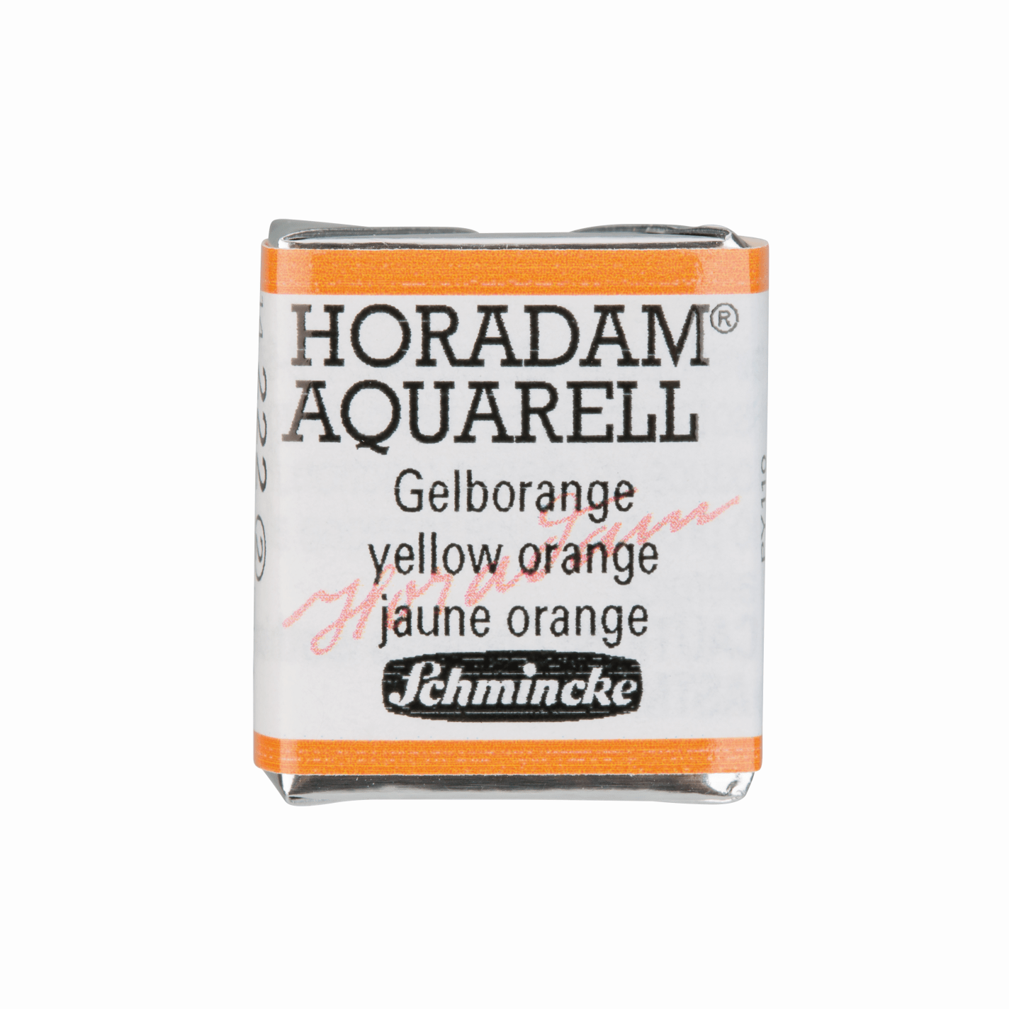 Schmincke Horadam Aquarell pans 1/2 pan Yellow Orange
