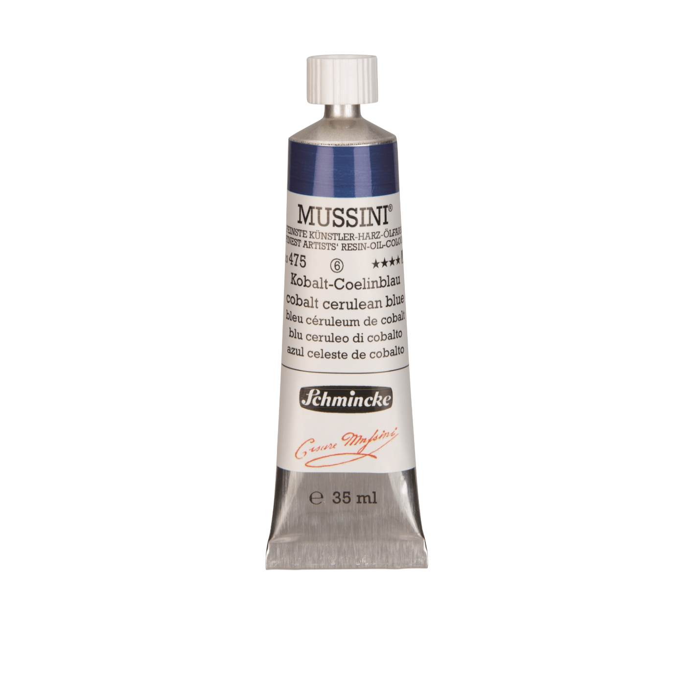 Schmincke Mussini 35ml Cobalt Cerulean Blue