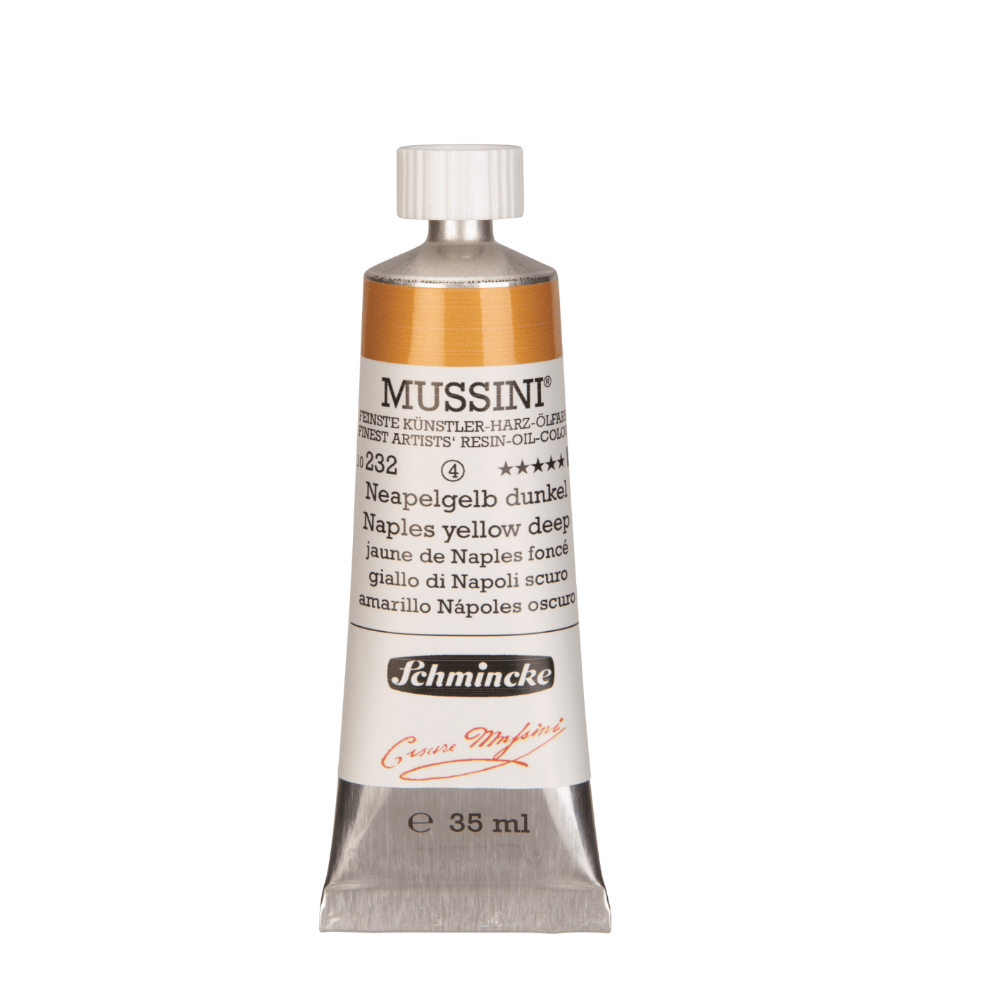 Schmincke Mussini 35ml Naples Yellow Deep