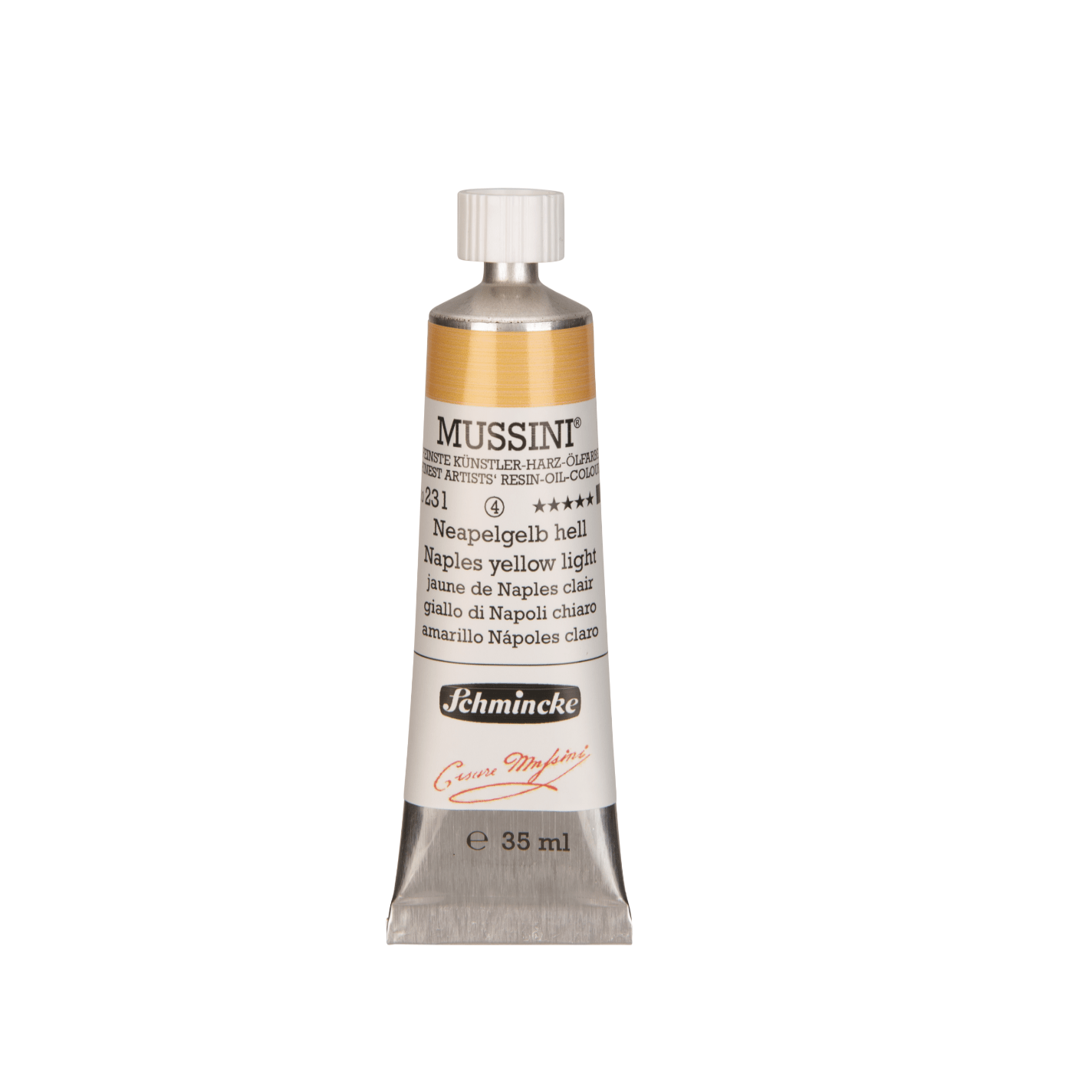 Schmincke Mussini 35ml Naples Yellow Light