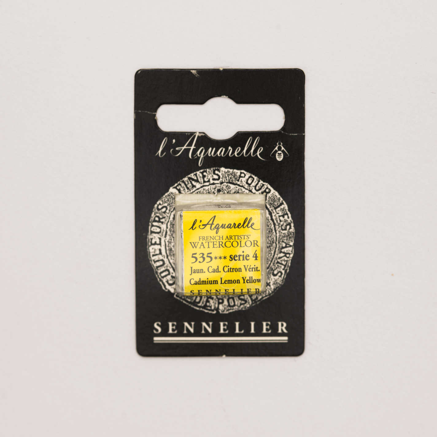 Sennelier Aquarelle pans 1/2 pan Cadmium Lemon Yellow