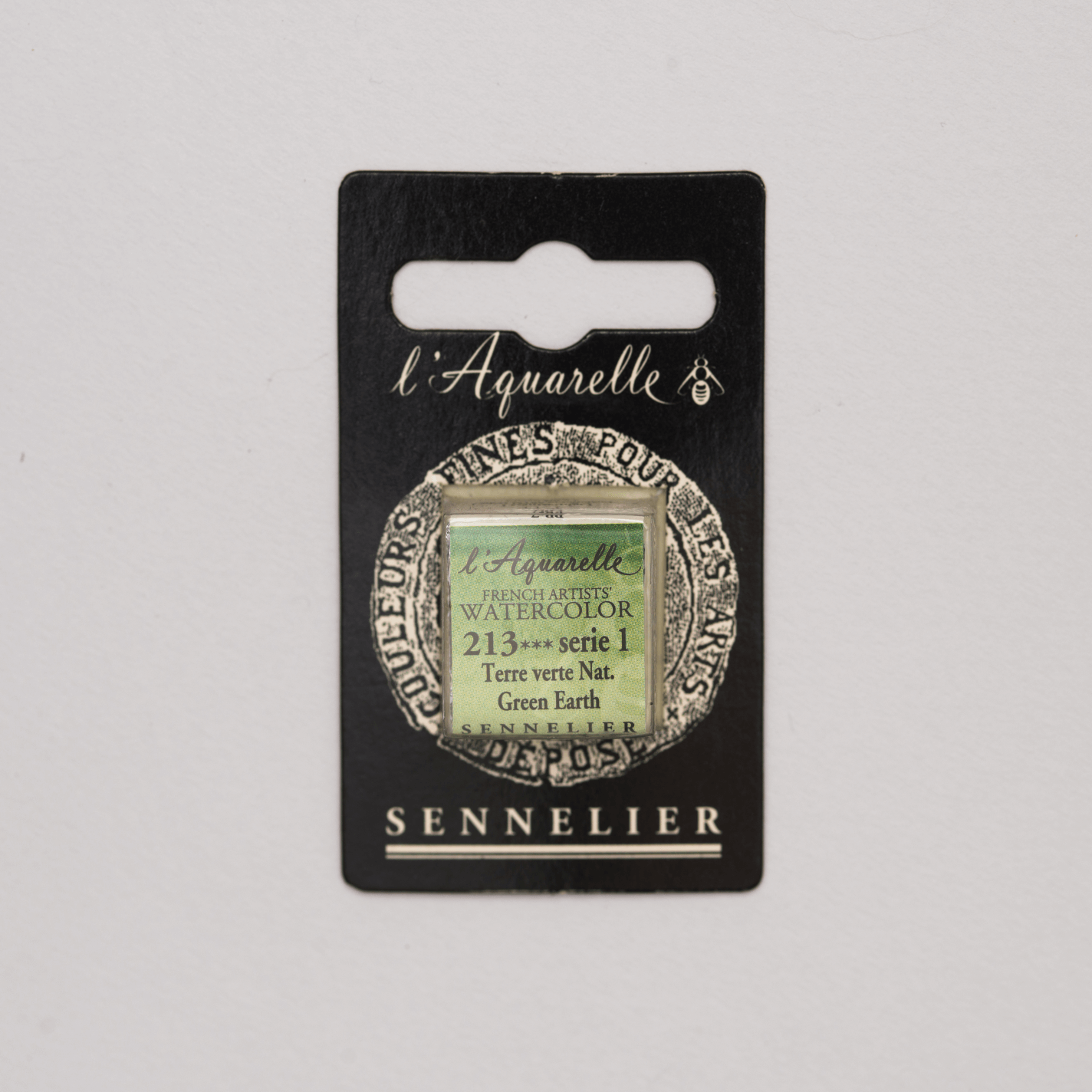 Sennelier Aquarelle pans 1/2 pan Green Earth