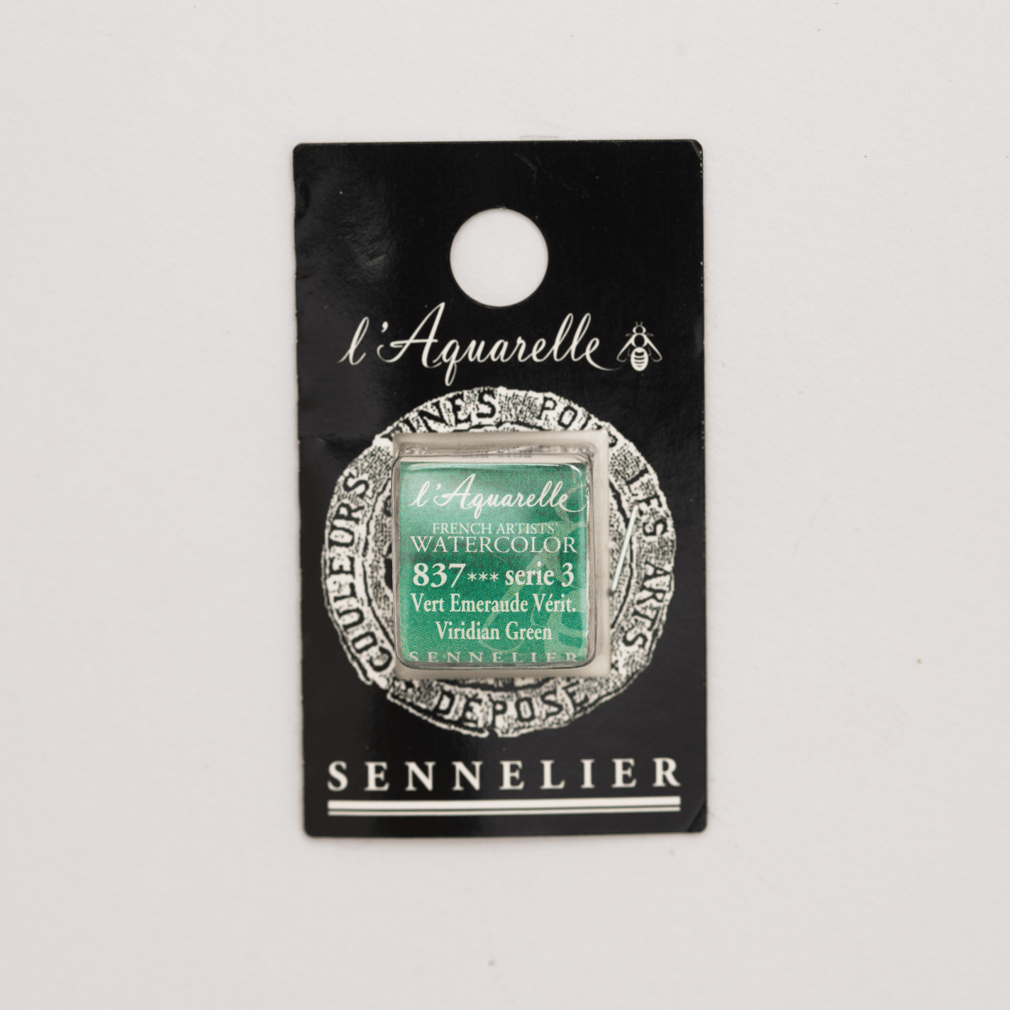 Sennelier Aquarelle pans 1/2 pan Viridian Green