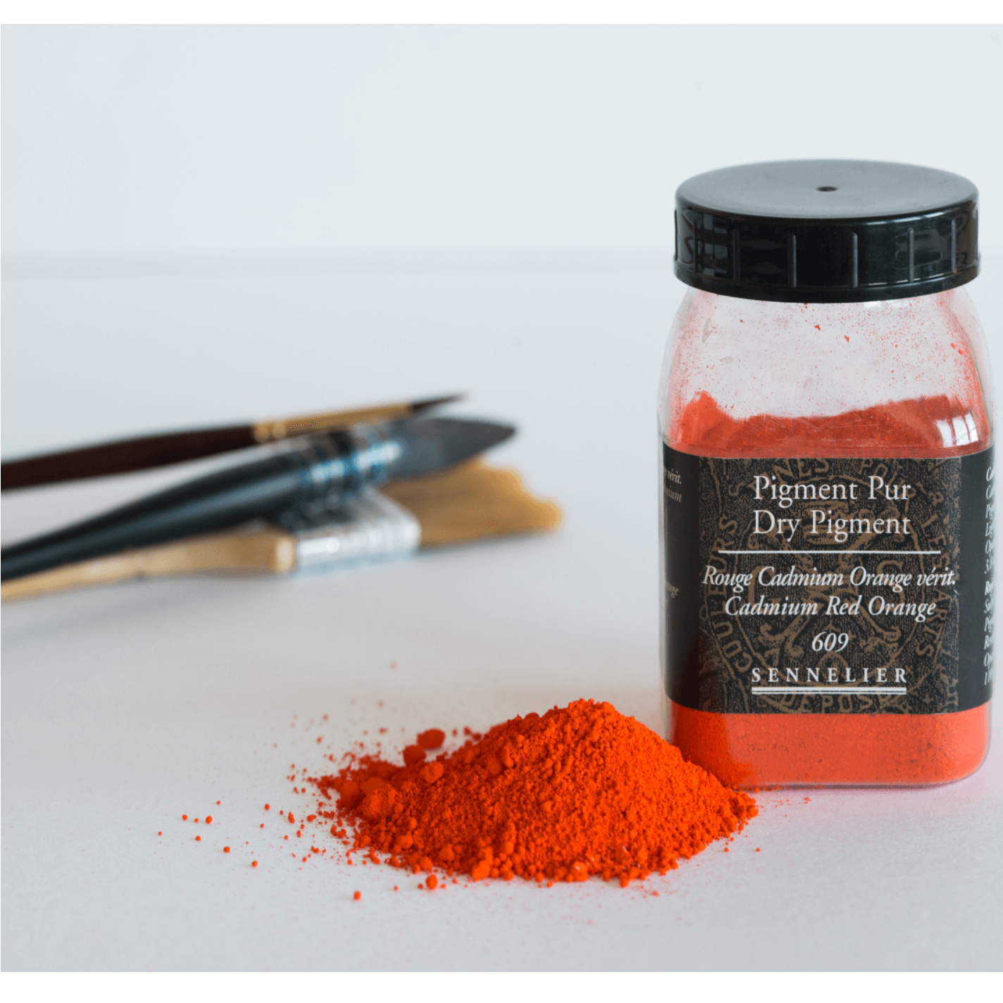 Sennelier Pigment 110g Cadmium Red Orange