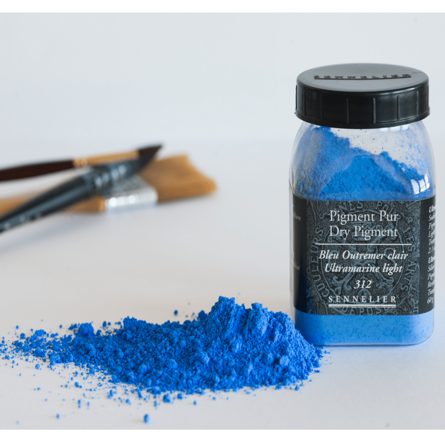 Sennelier Pigment 60g Ultramarine Blue Light