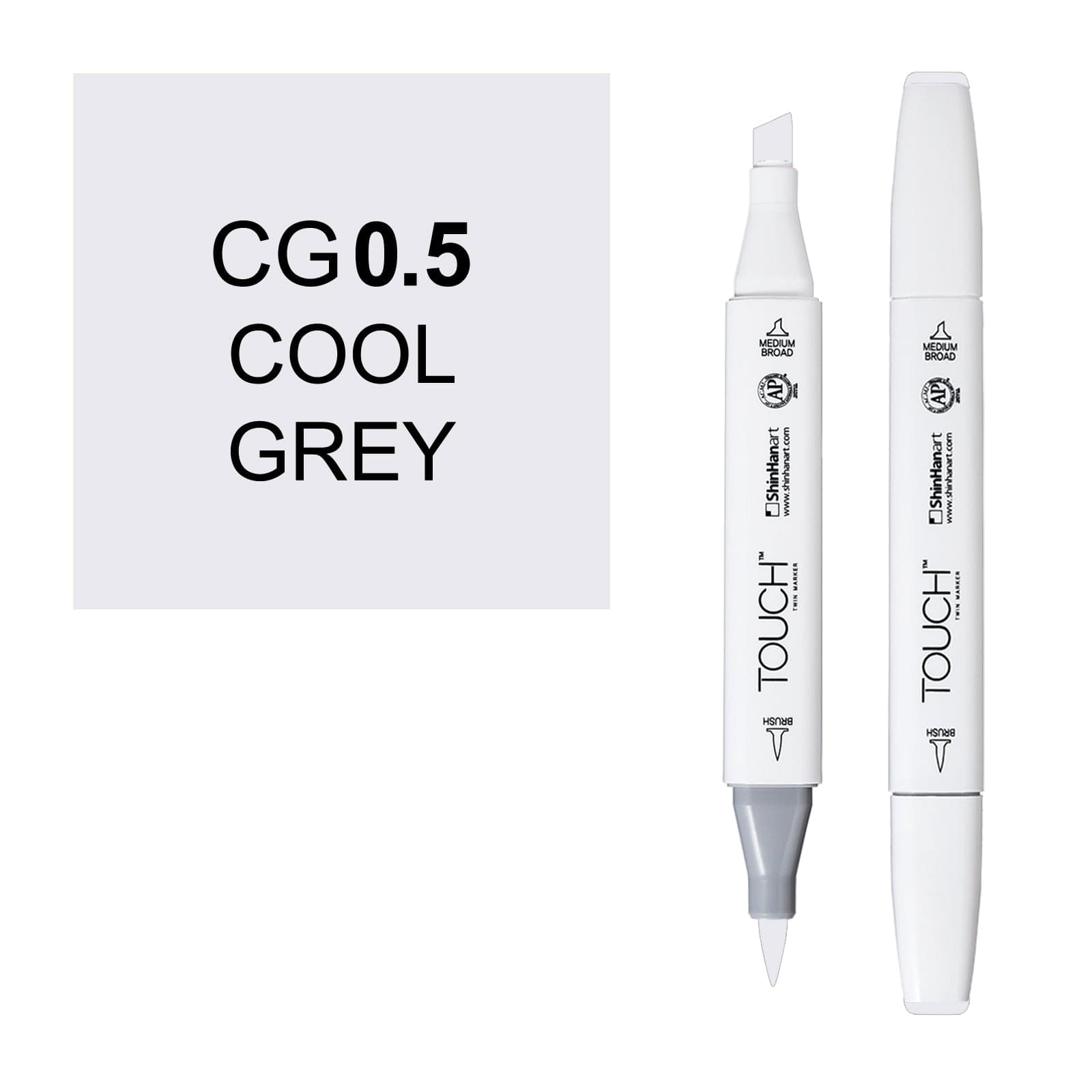 ShinHanart Touch Twin Brush Markers 0,5 Cool grey