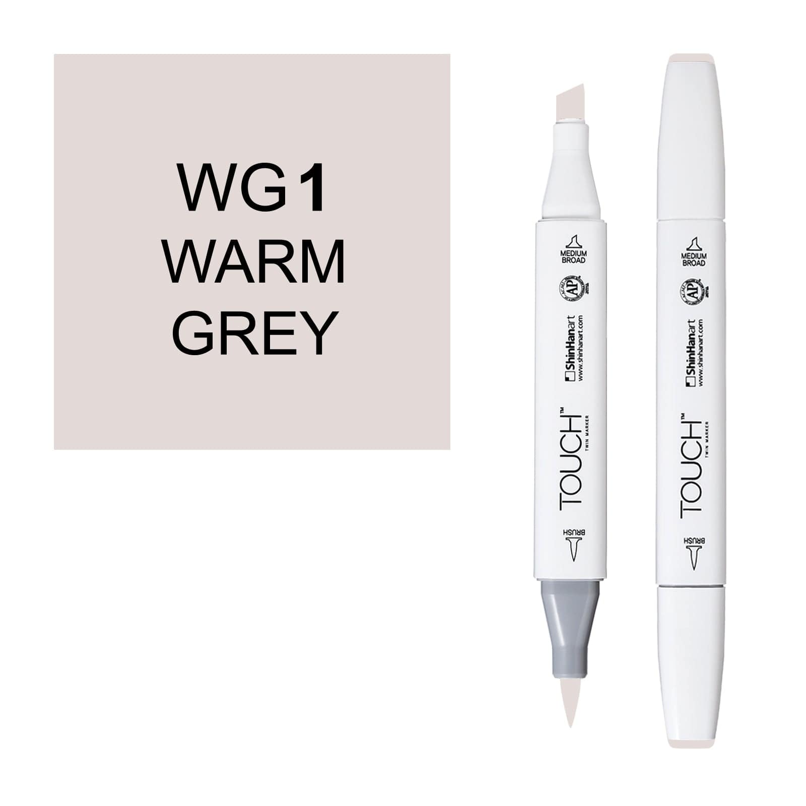 ShinHanart Touch Twin Brush Markers 1 warm grey