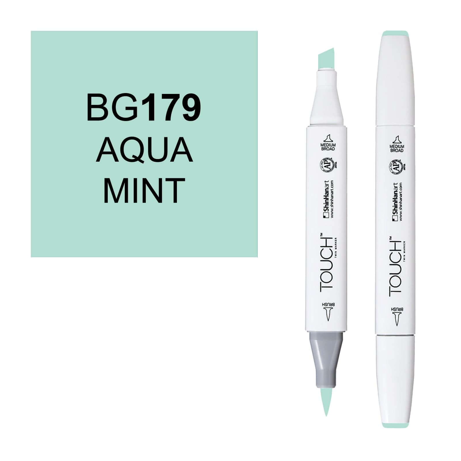 ShinHanart Touch Twin Brush Markers Aqua mint
