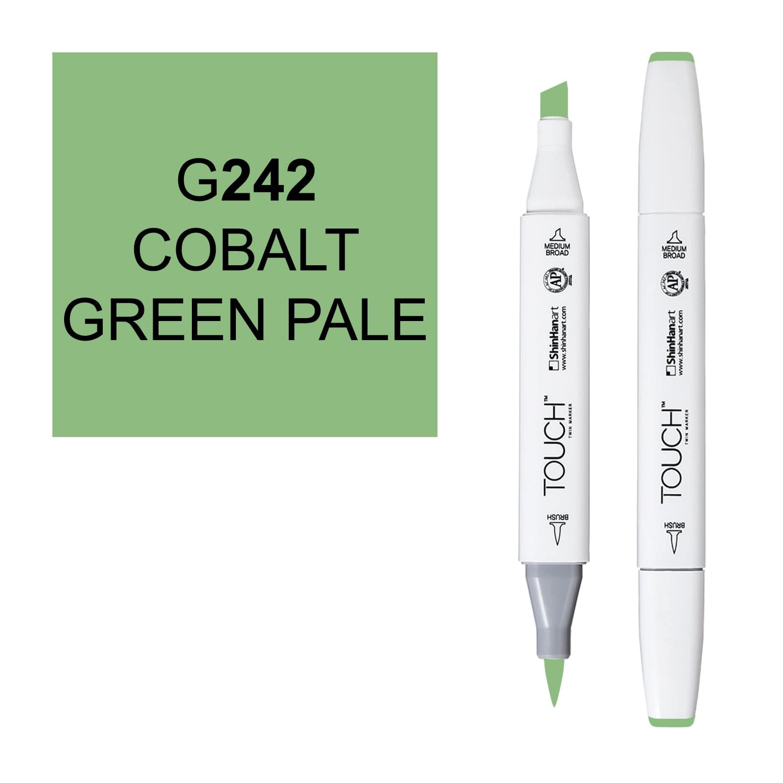 ShinHanart Touch Twin Brush Markers Cobalt Green Pale