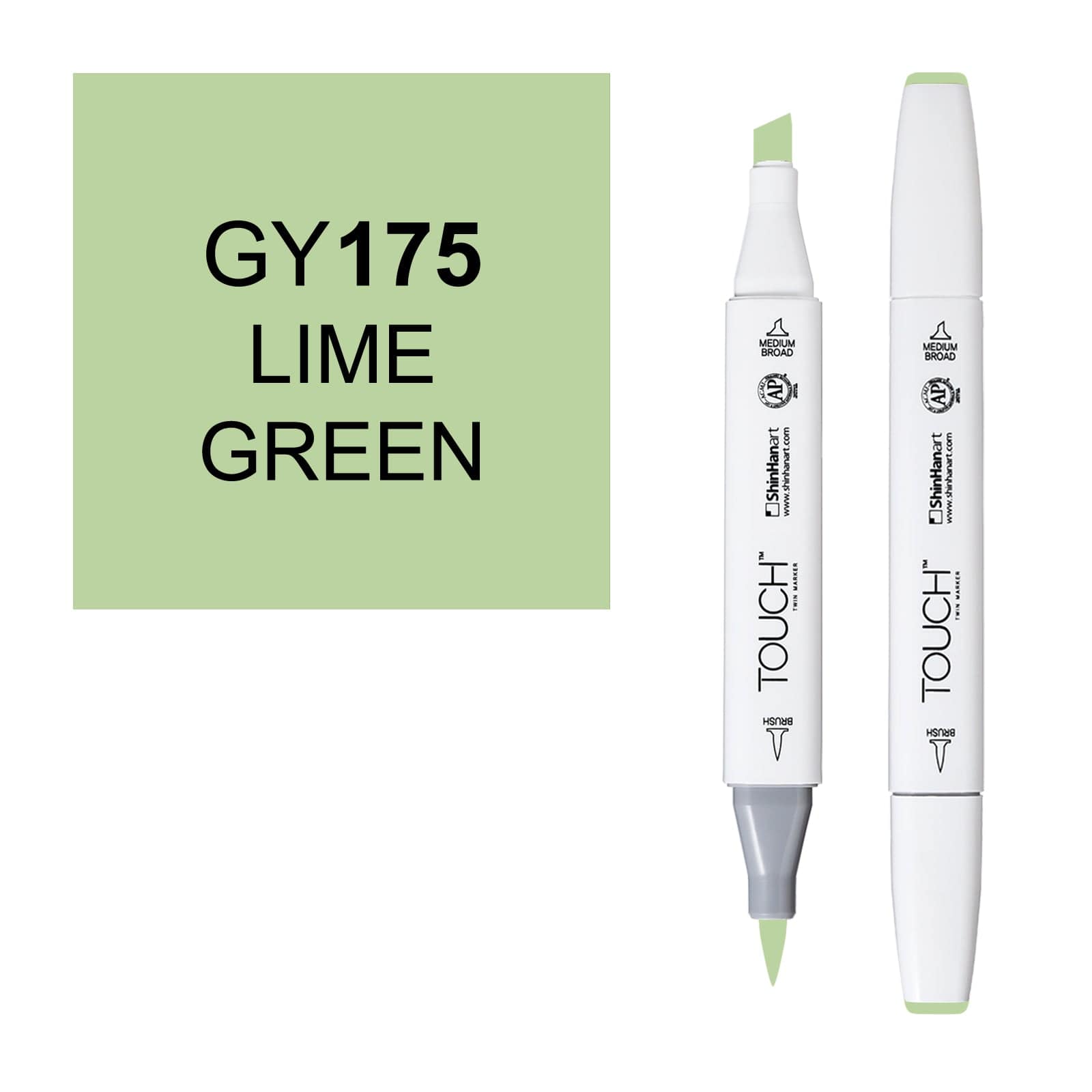 ShinHanart Touch Twin Brush Markers lime green