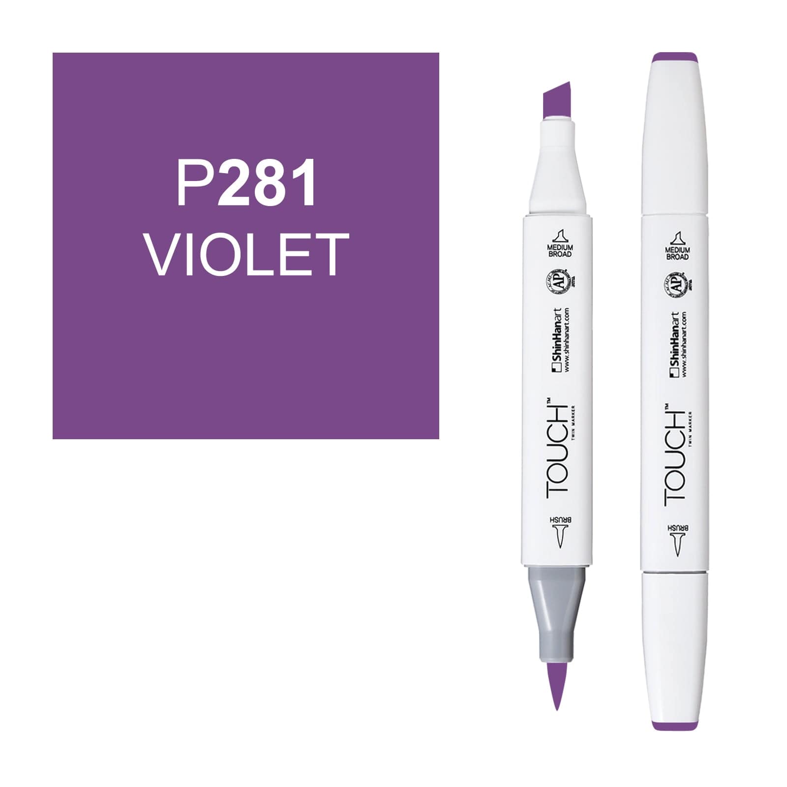 ShinHanart Touch Twin Brush Markers Violet