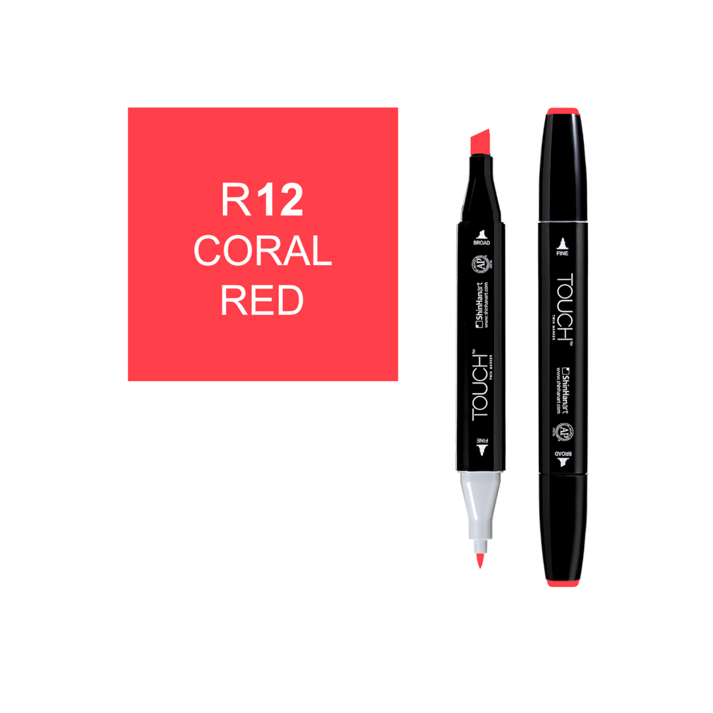 ShinHanart Touch twin marker Coral Red