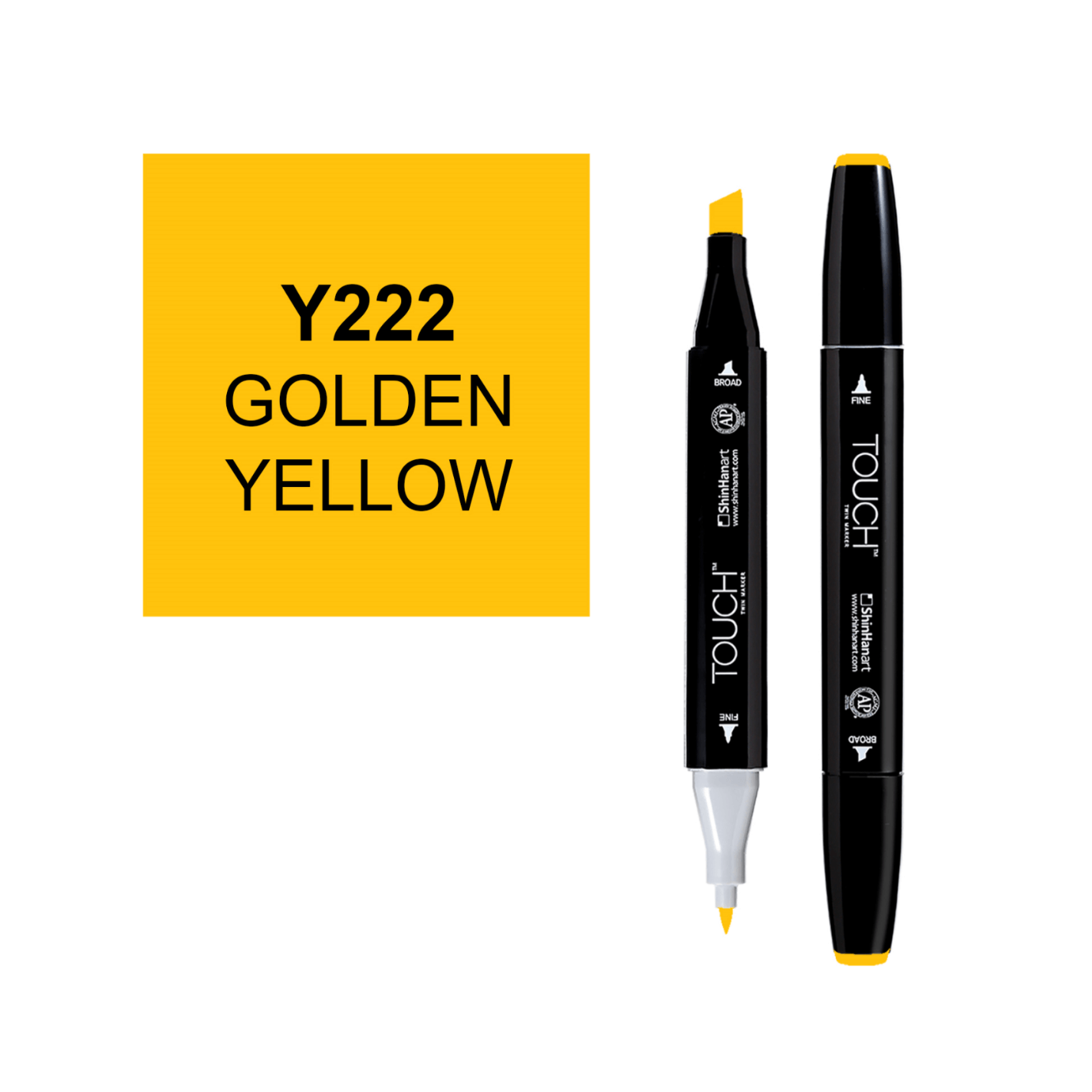 ShinHanart Touch twin marker Golden yellow