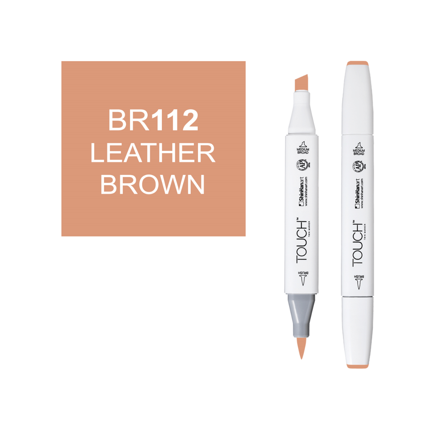 ShinHanart Touch twin marker Leather Brown