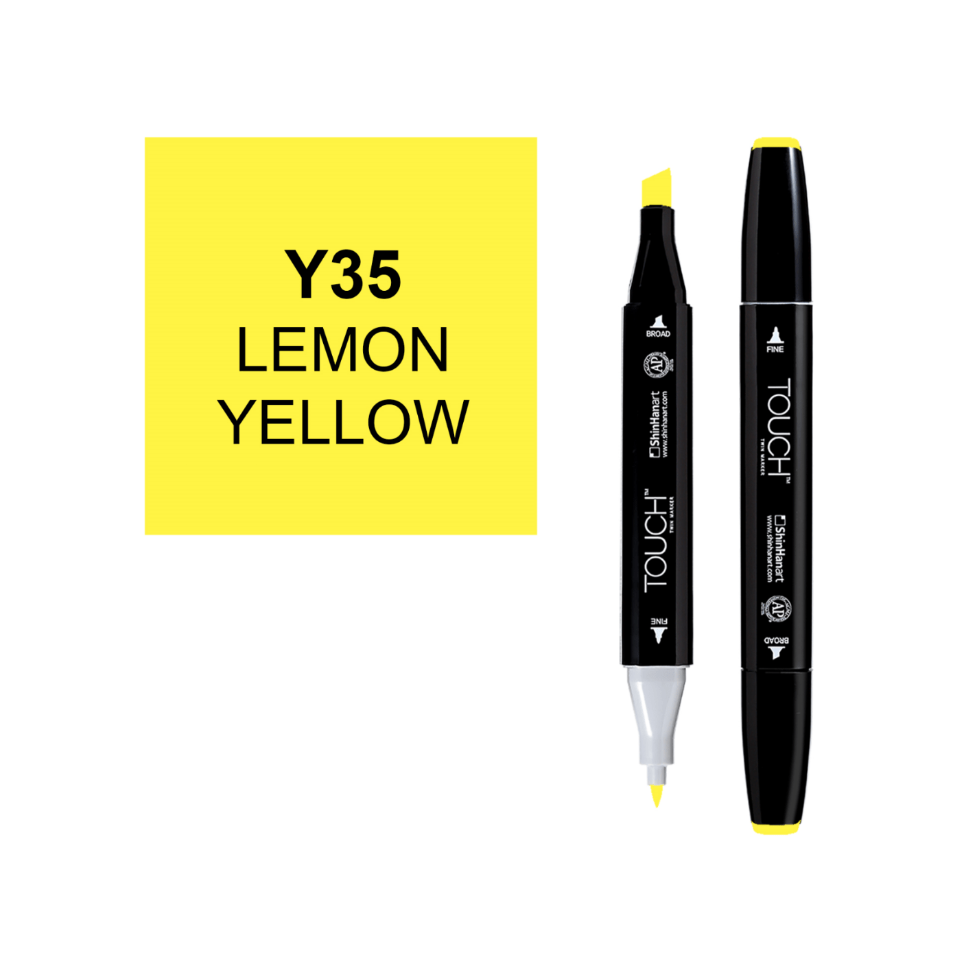 ShinHanart Touch twin marker Lemon Yellow