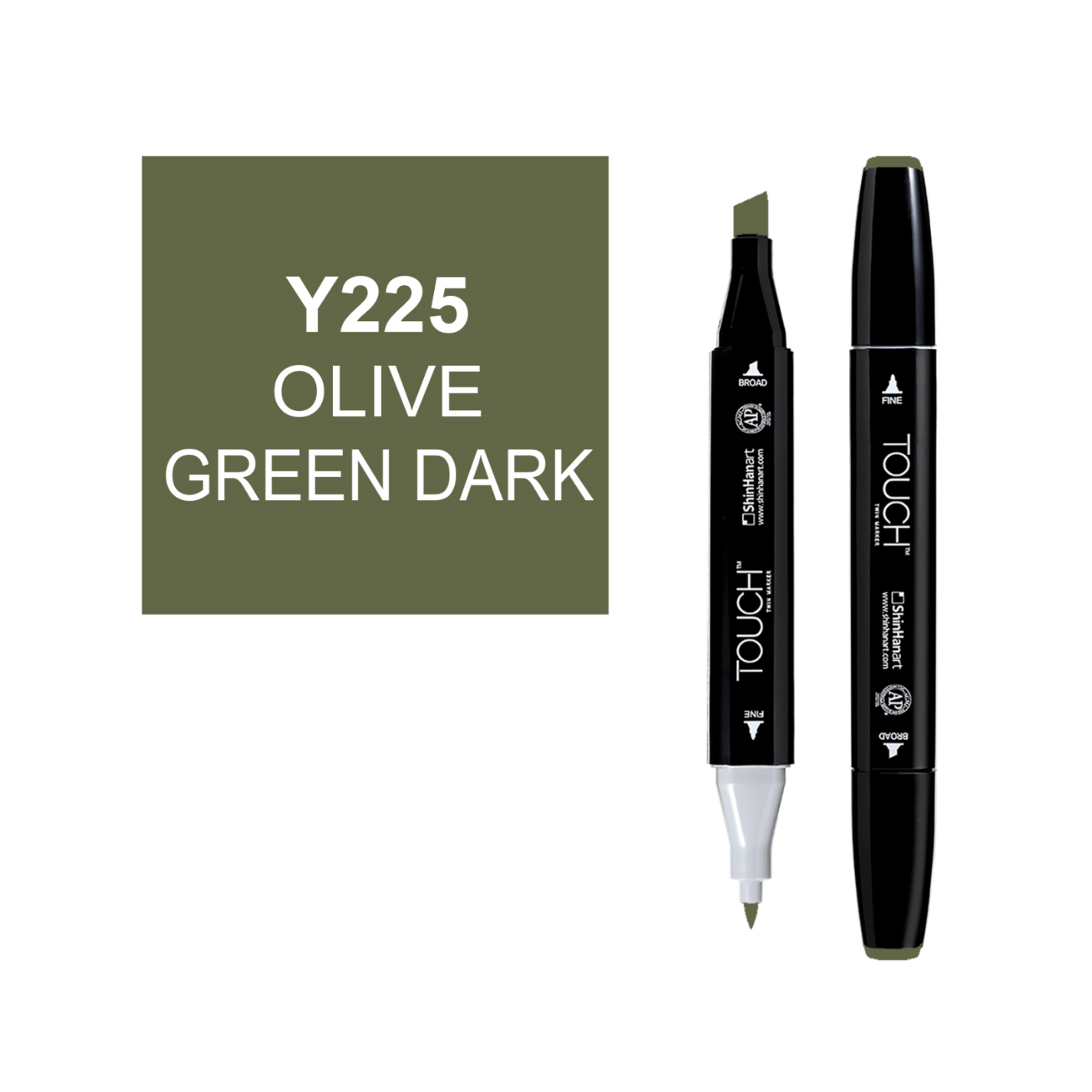 ShinHanart Touch twin marker Olive Green Dark