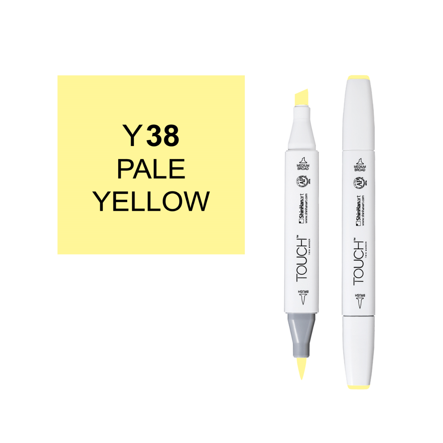 ShinHanart Touch twin marker Pale Yellow