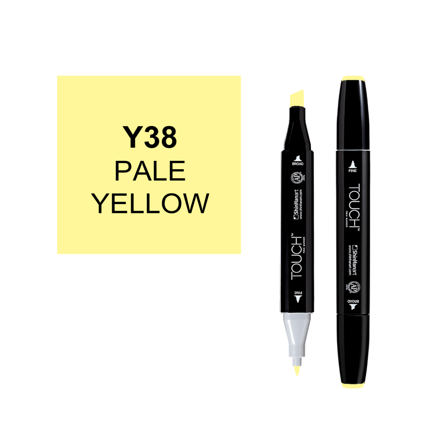 ShinHanart Touch twin marker Pale Yellow