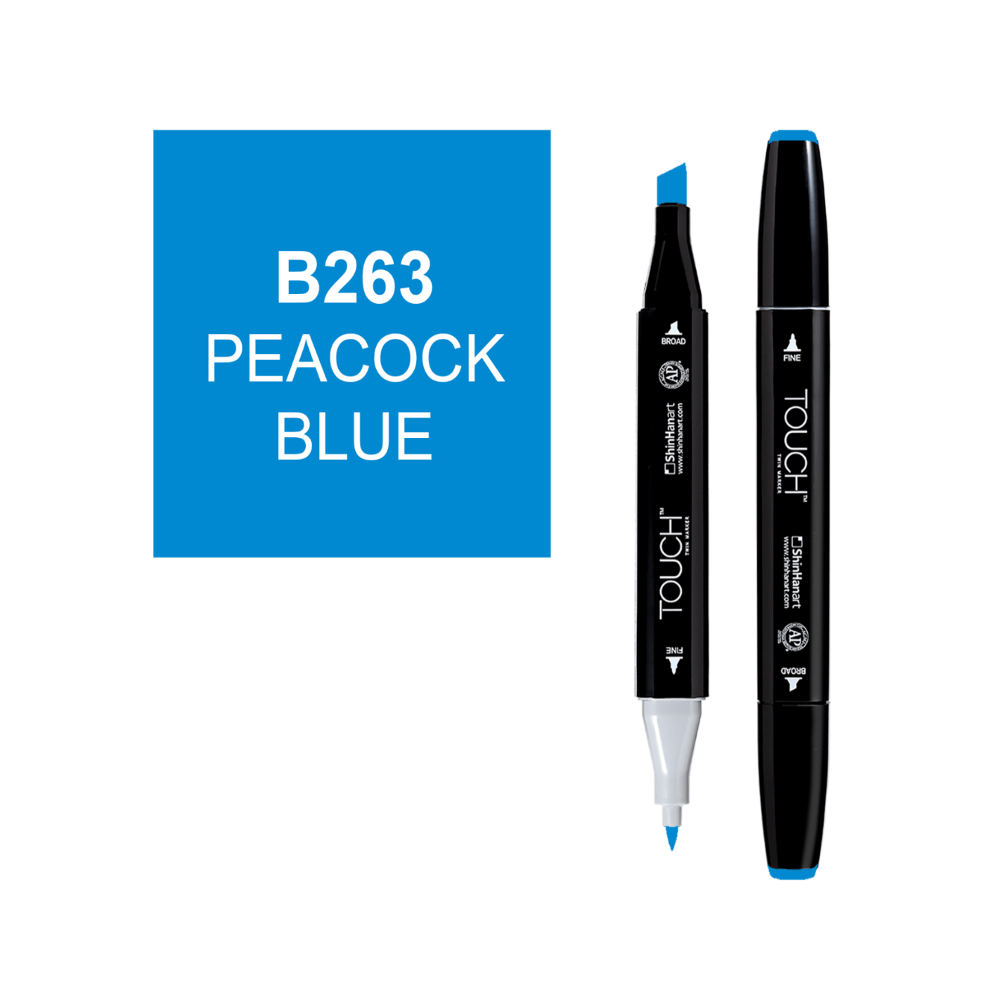 ShinHanart Touch twin marker Peacock Blue