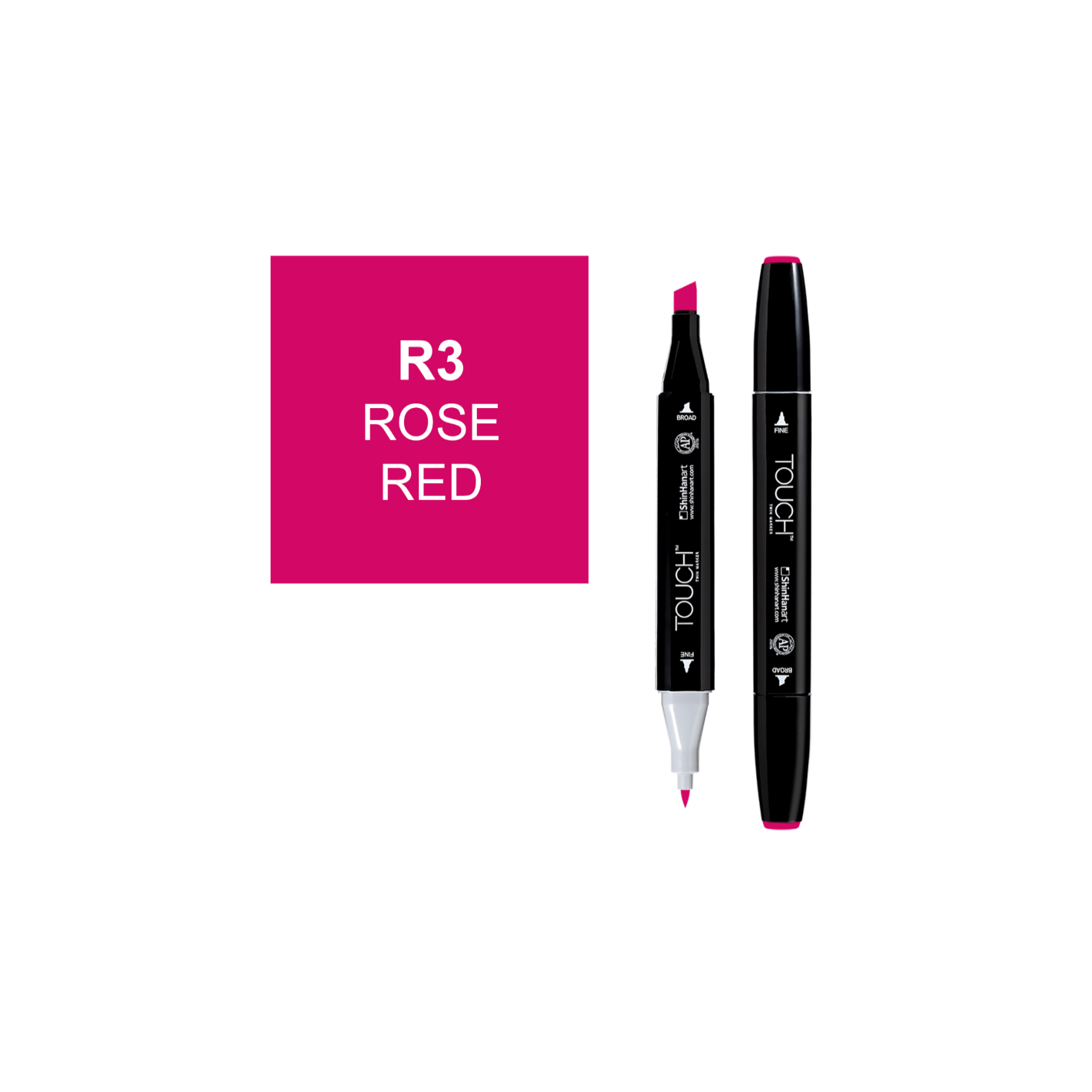 ShinHanart Touch twin marker Rose Red