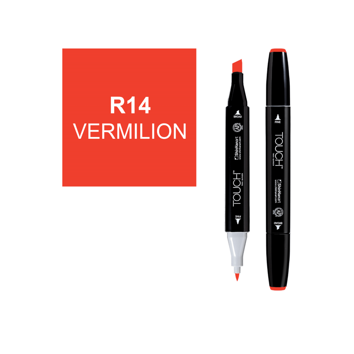 ShinHanart Touch twin marker Vermilion