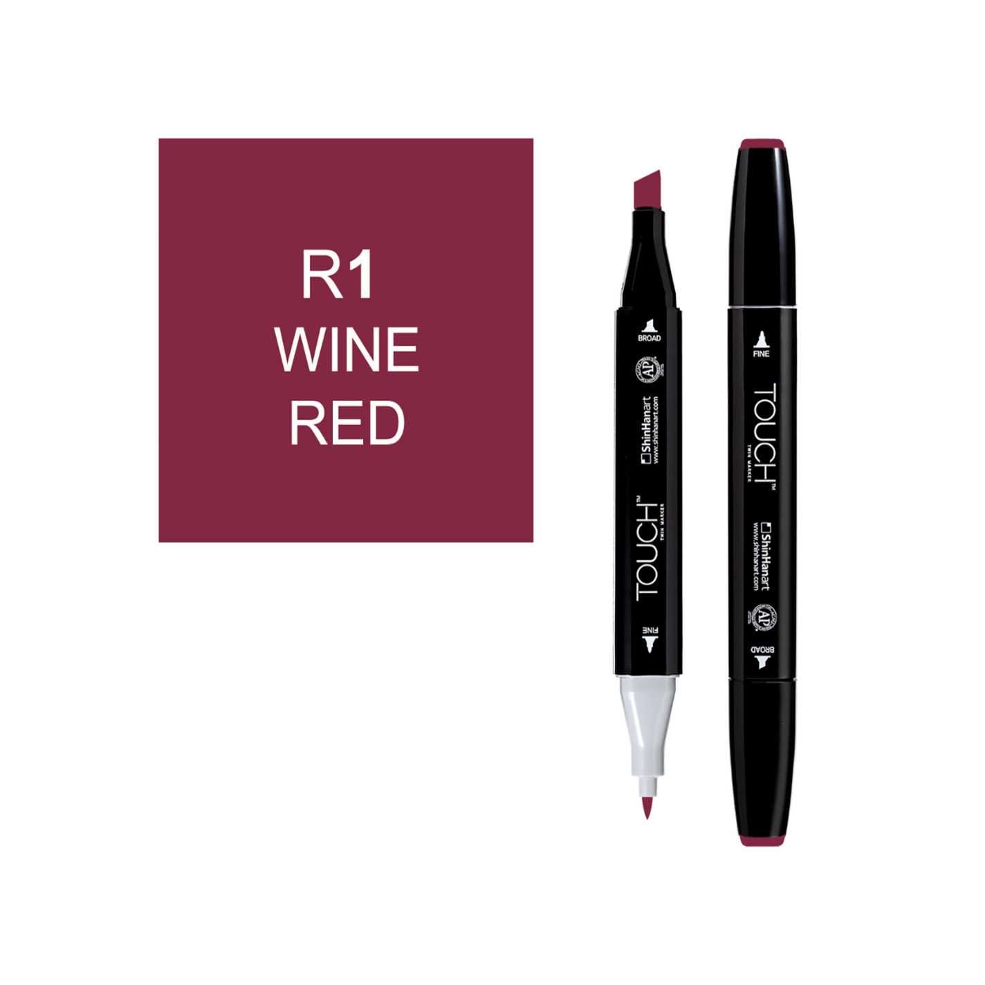 ShinHanart Touch twin marker Wine Red